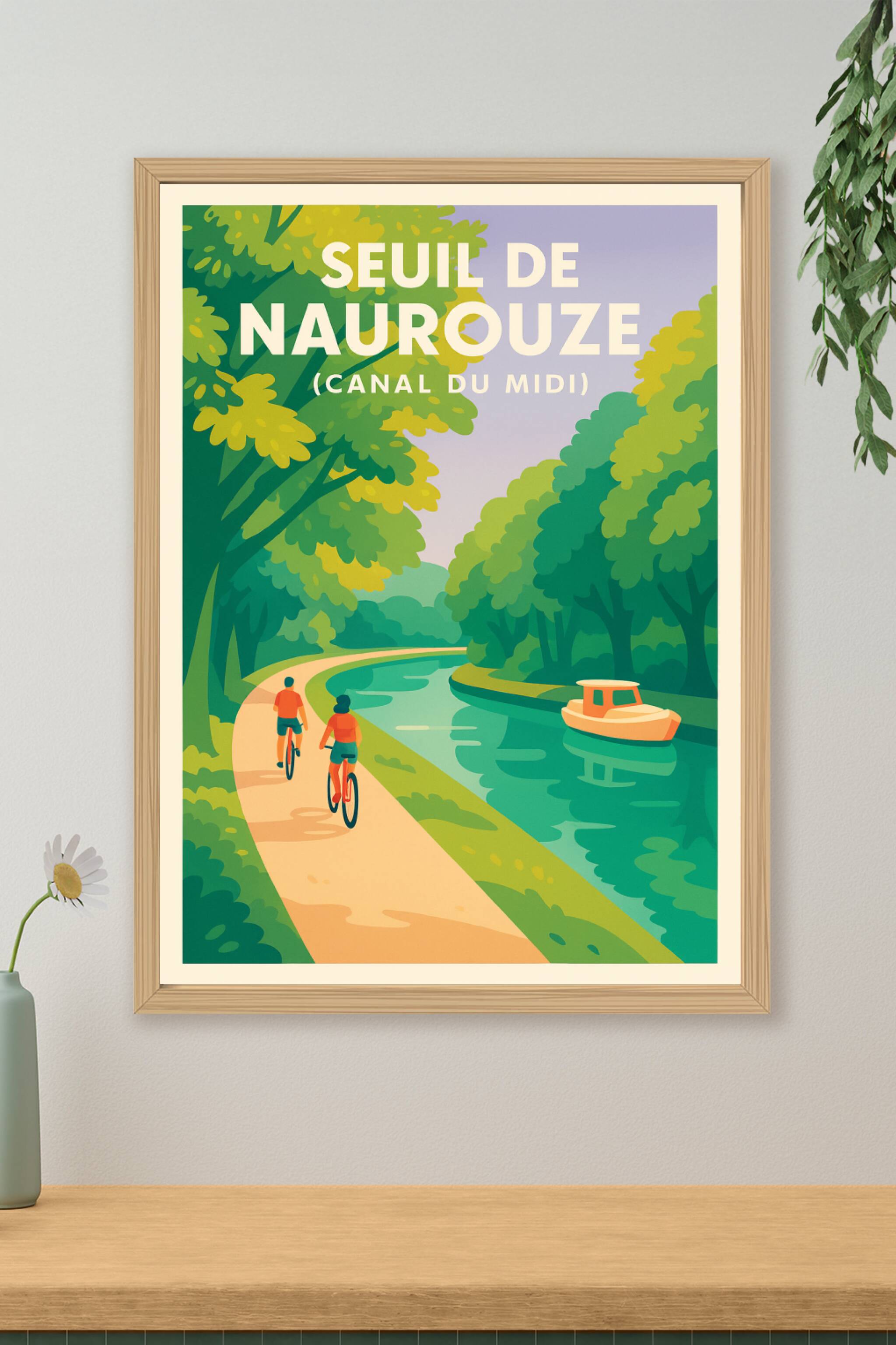 Affiche de Seuil de Naurouze - L'escale bucolique au fil du Canal du Midi