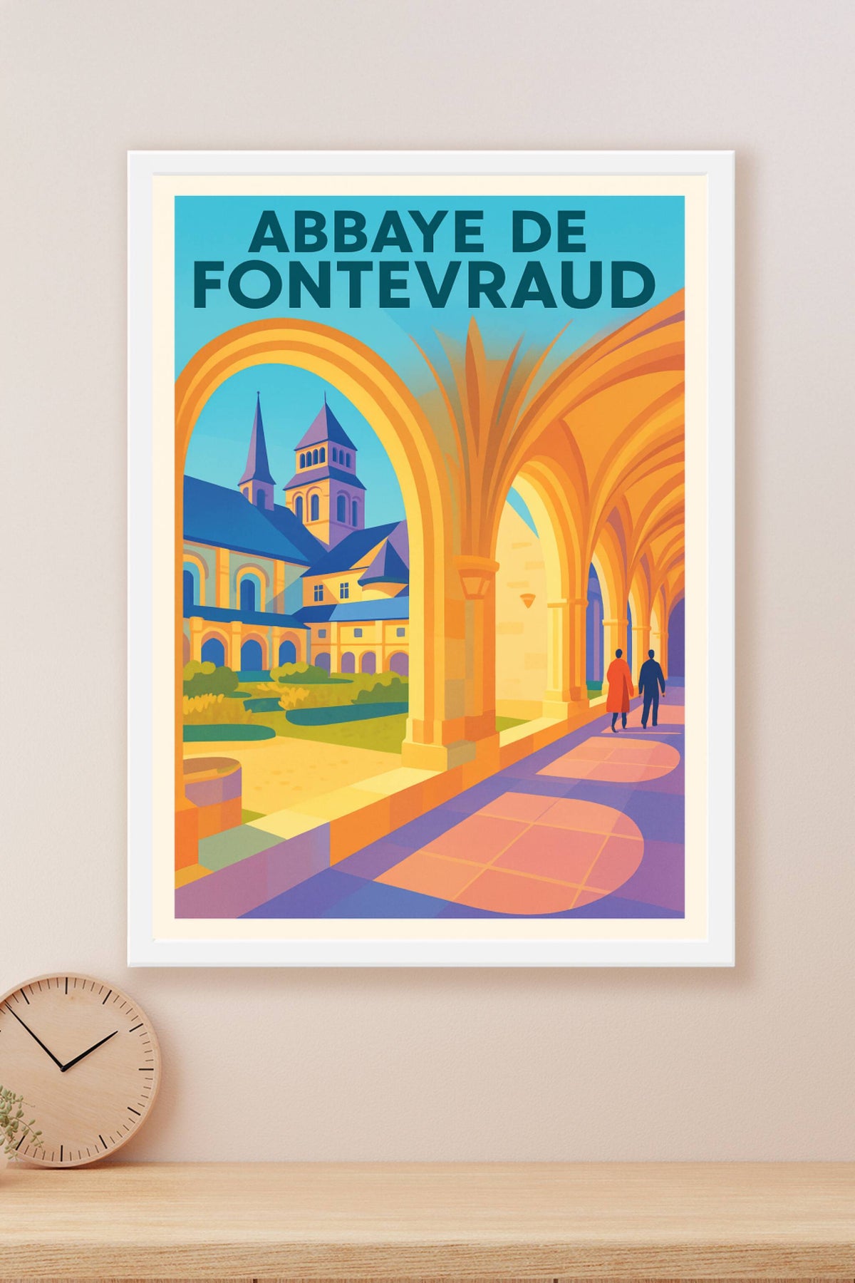 Affiche de Abbaye de Fontevraud - L'élégance intemporelle du patrimoine ligérien