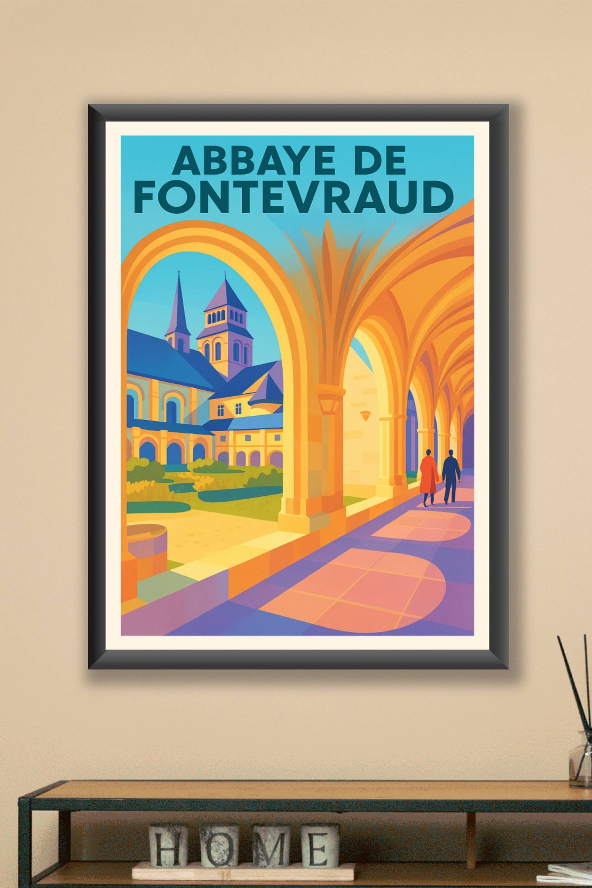 Affiche de Abbaye de Fontevraud - L'élégance intemporelle du patrimoine ligérien