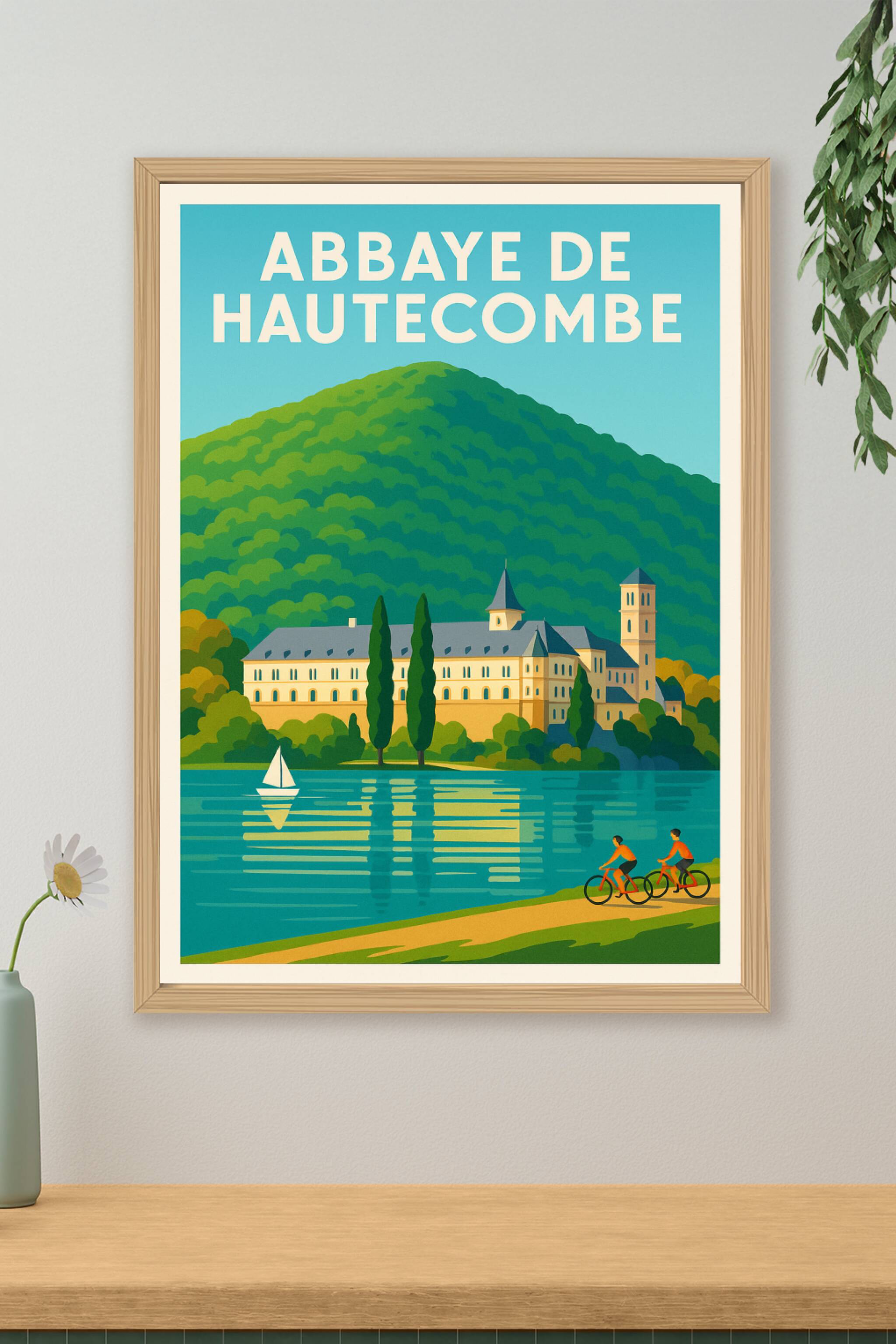 Affiche de Abbaye de Hautecombe - Sérénité sur les rives du Lac du Bourget