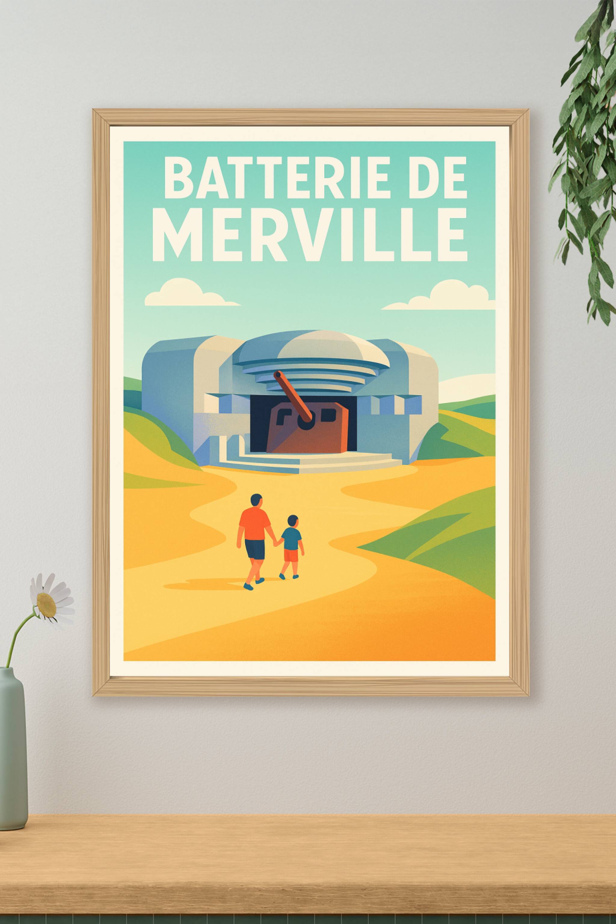Affiche de Batterie de Merville - Un voyage mémoriel au cœur de l'Histoire