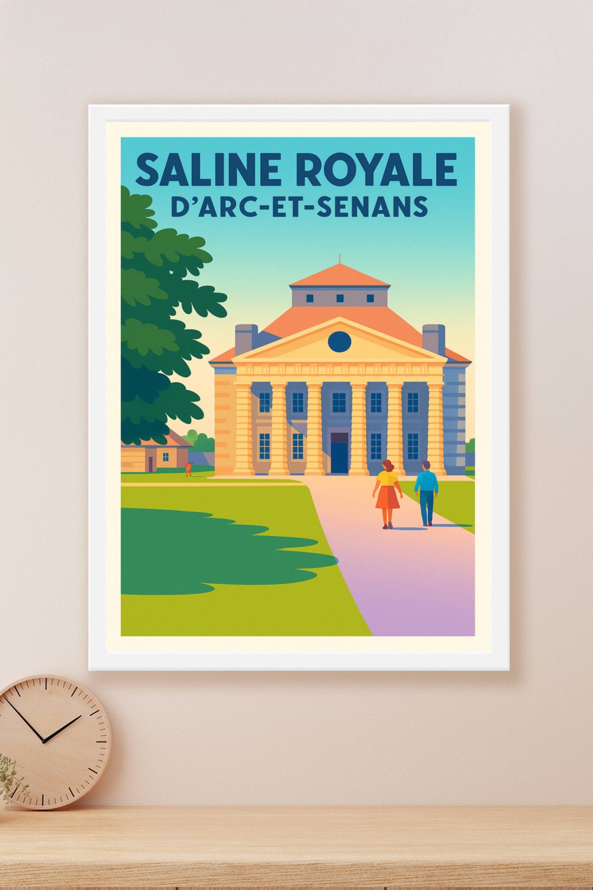 Affiche de Saline Royale d'Arc-et-Senans - L'élégance de l'architecture utopique