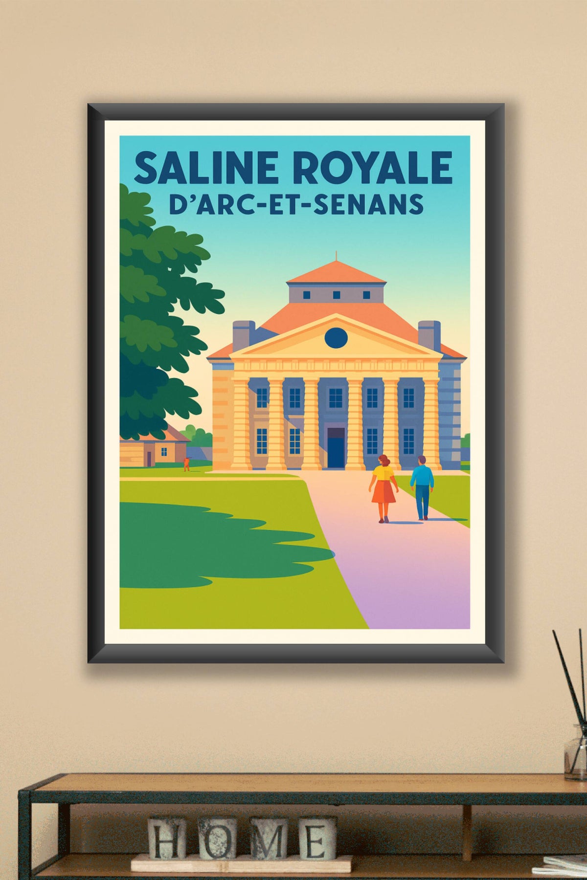Affiche de Saline Royale d'Arc-et-Senans - L'élégance de l'architecture utopique