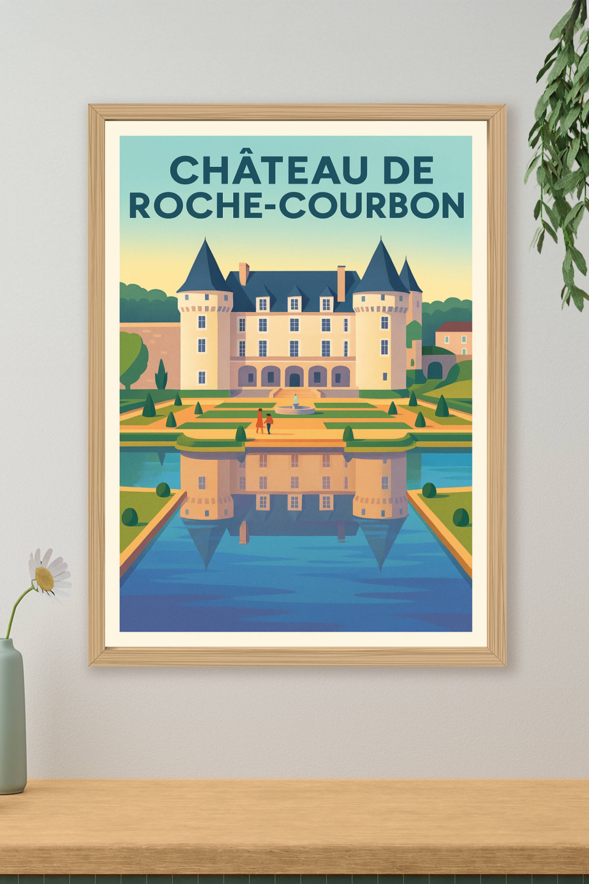 Affiche de Château de la Roche-Courbon - L'élégance de la Belle au bois dormant