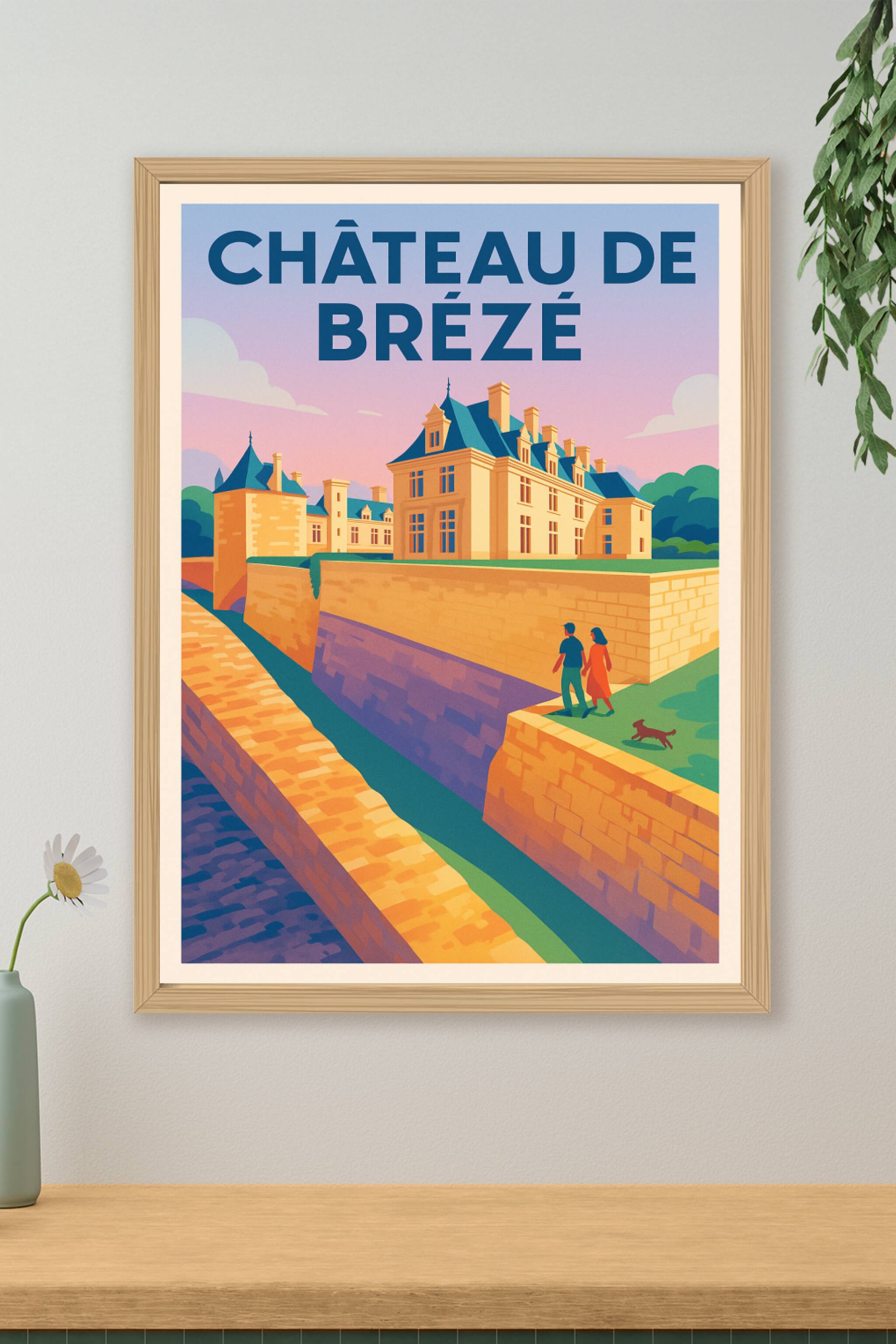 Affiche de Château de Brézé - L'élégance d'un trésor souterrain en Anjou