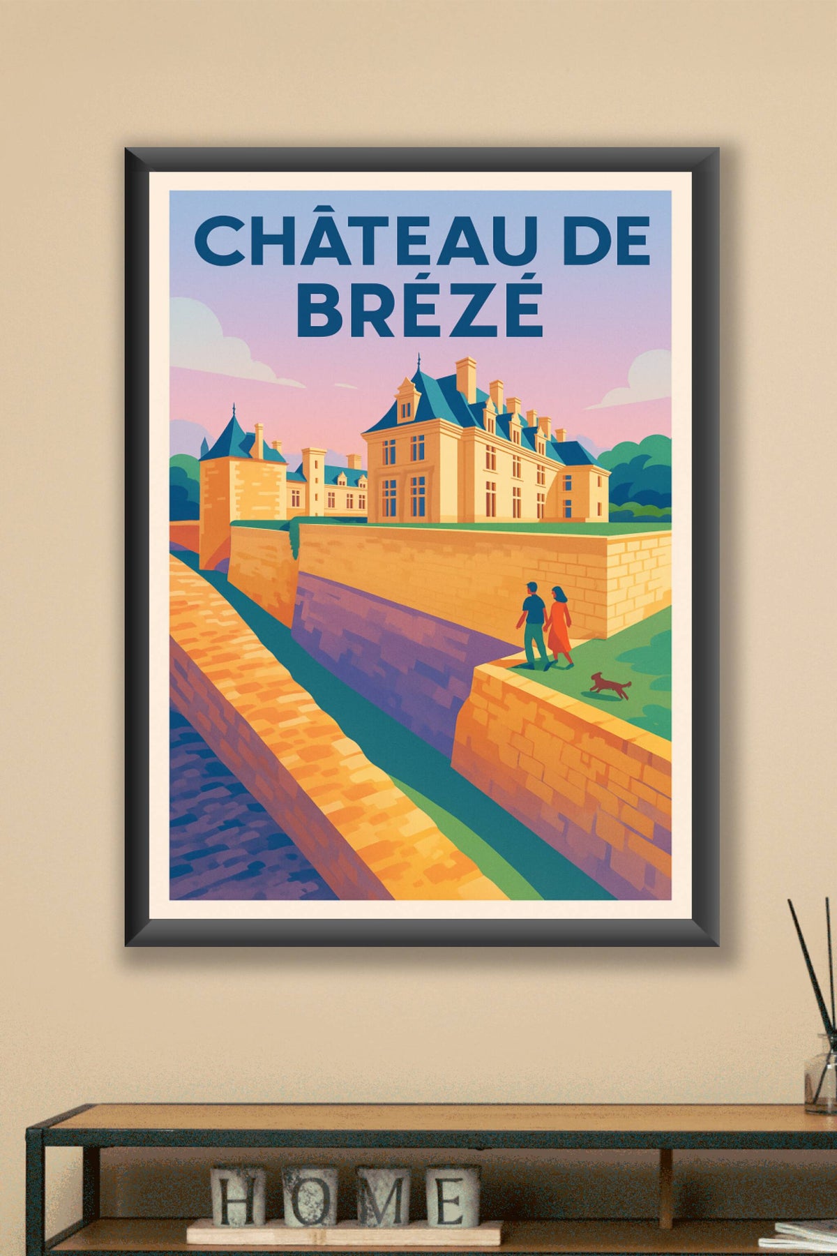 Affiche de Château de Brézé - L'élégance d'un trésor souterrain en Anjou