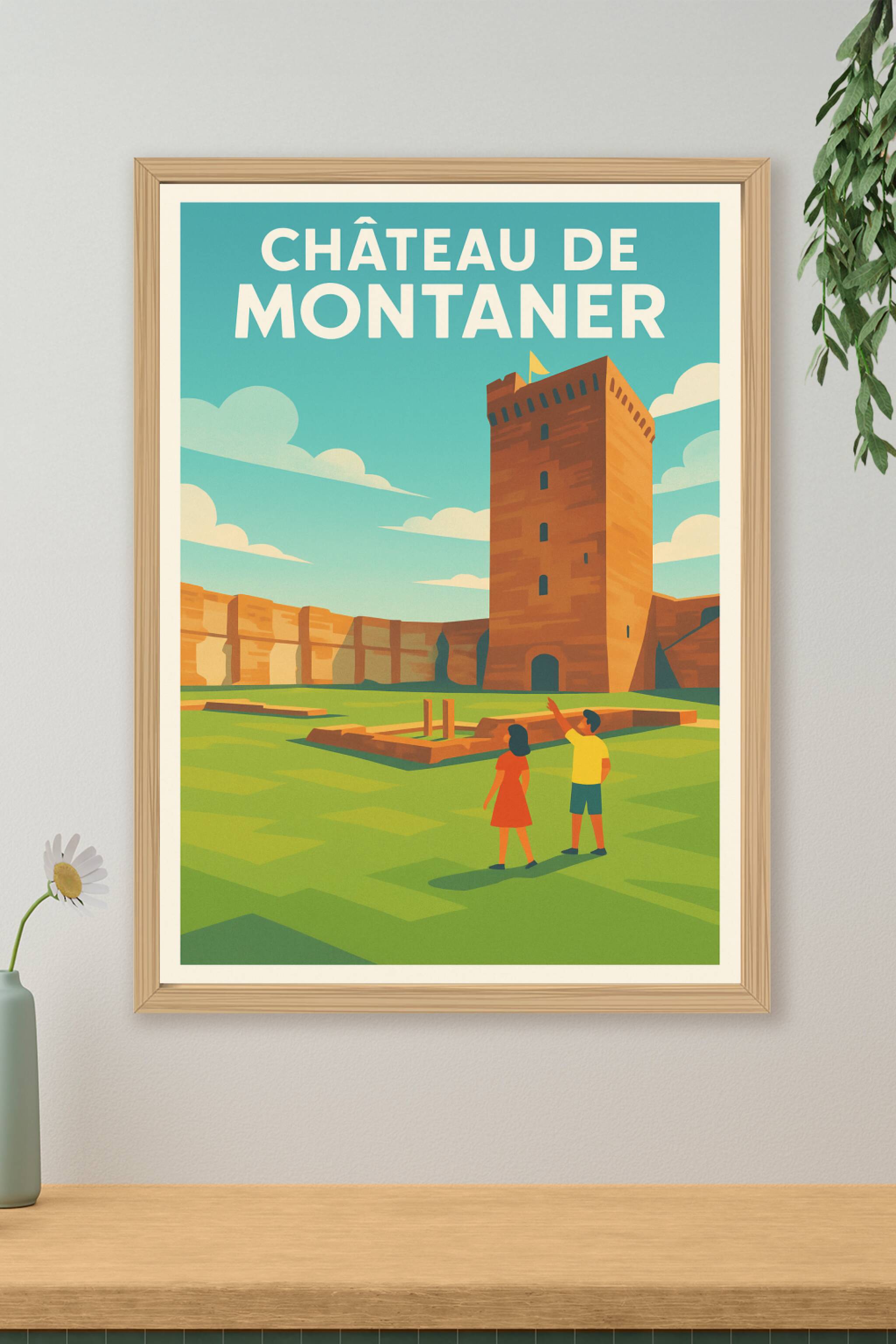 Affiche de Château de Montaner - Plongez dans l'histoire médiévale du Béarn