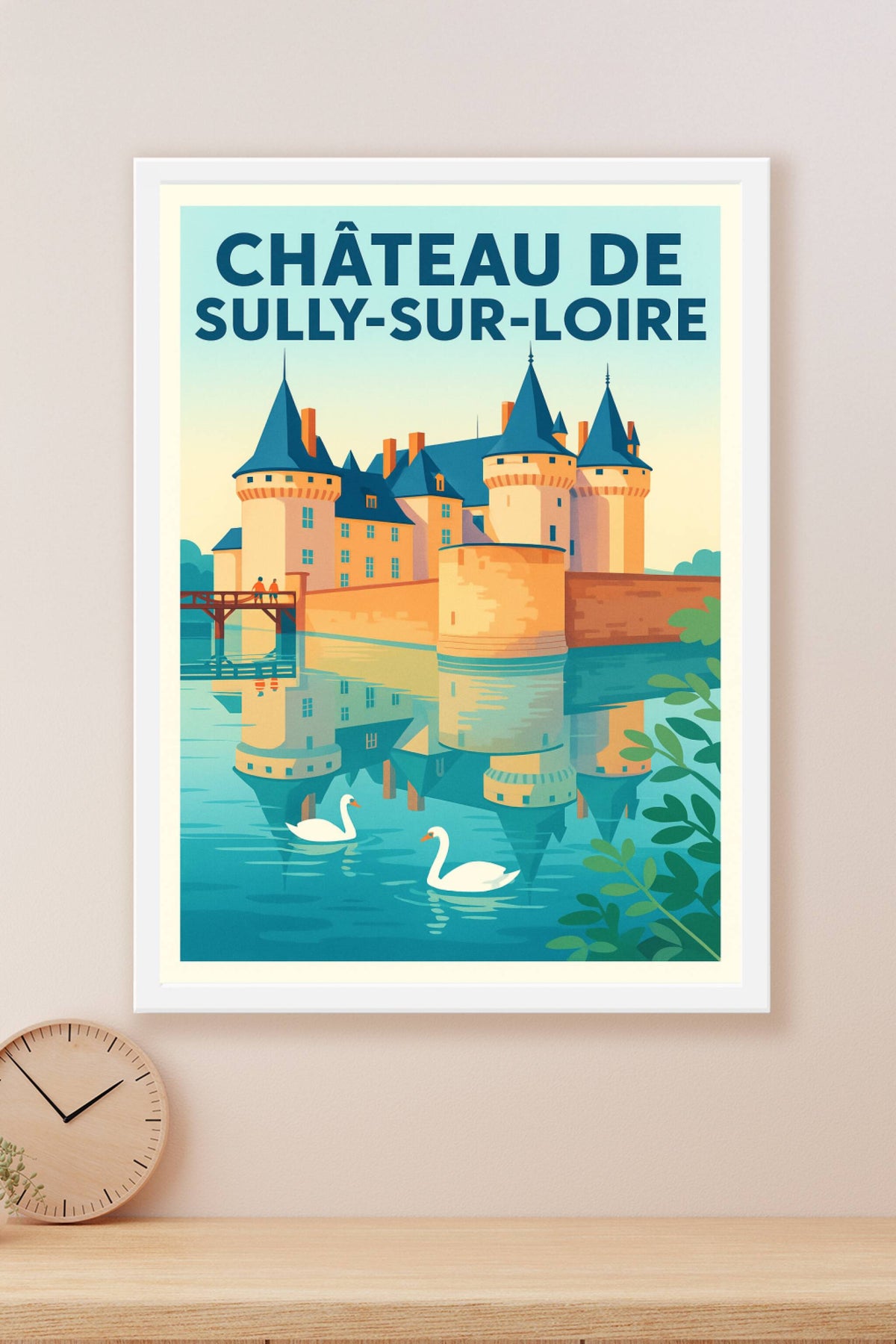 Affiche de Château de Sully-sur-Loire - L'élégance médiévale au fil de l'eau