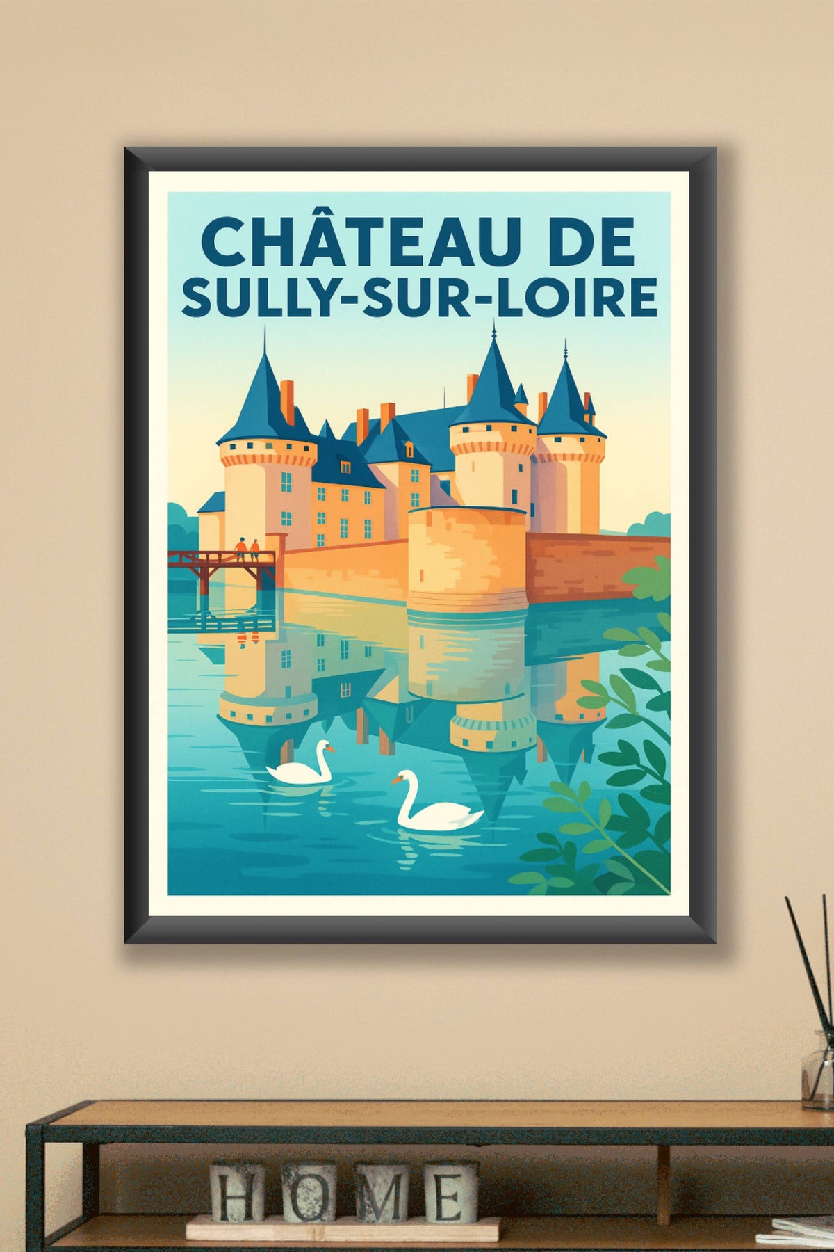 Affiche de Château de Sully-sur-Loire - L'élégance médiévale au fil de l'eau