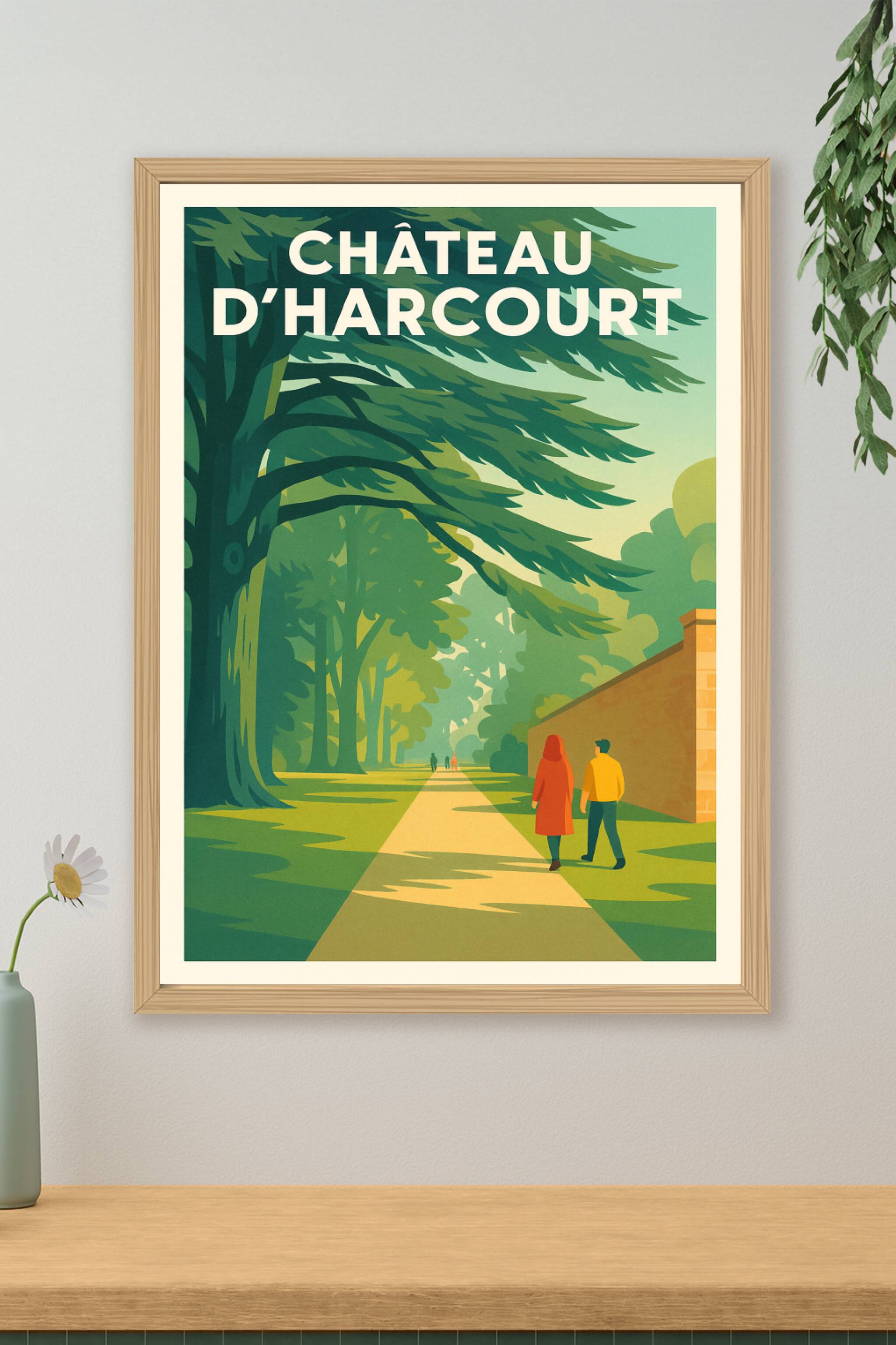 Affiche de Château d'Harcourt - Une escapade bucolique au cœur de l'arboretum