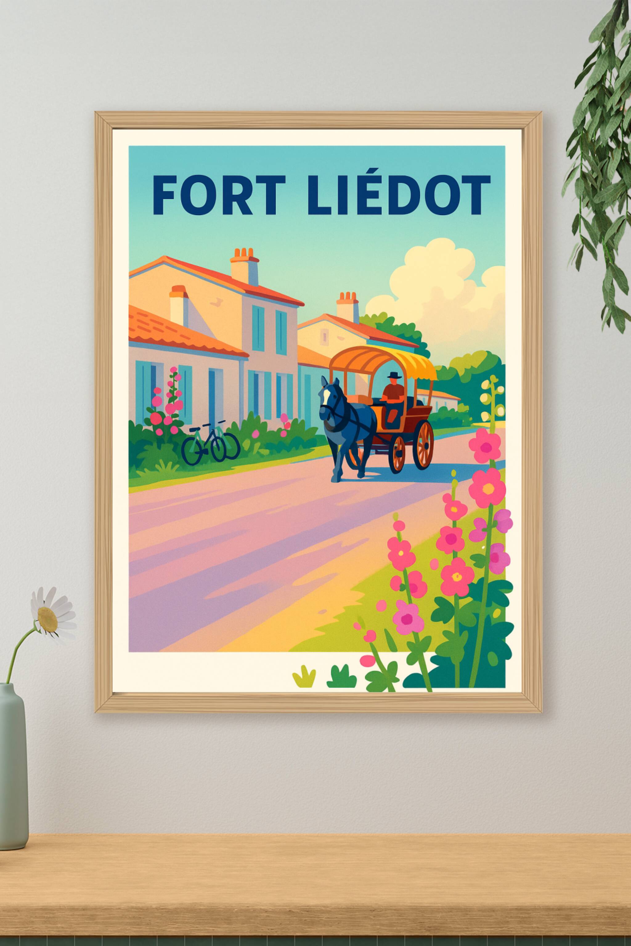 Affiche de Fort Liédot - Évasion authentique sur l'Île d'Aix