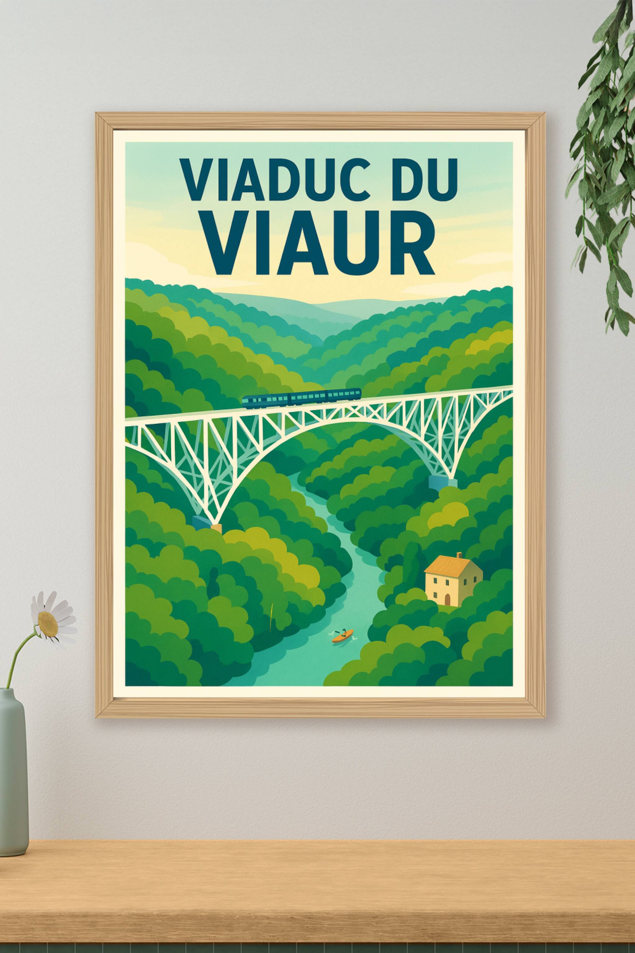Affiche de Viaduc du Viaur - Une prouesse d'acier au cœur de la nature