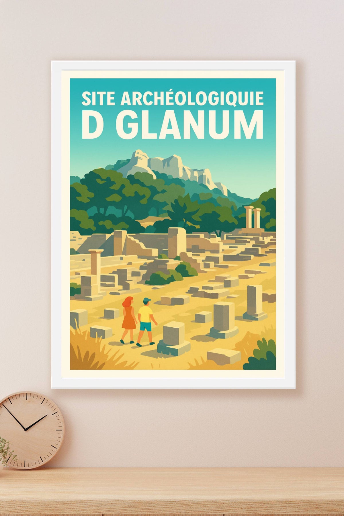 Affiche de Site archéologique de Glanum - Voyage au cœur de l'Antiquité provençale