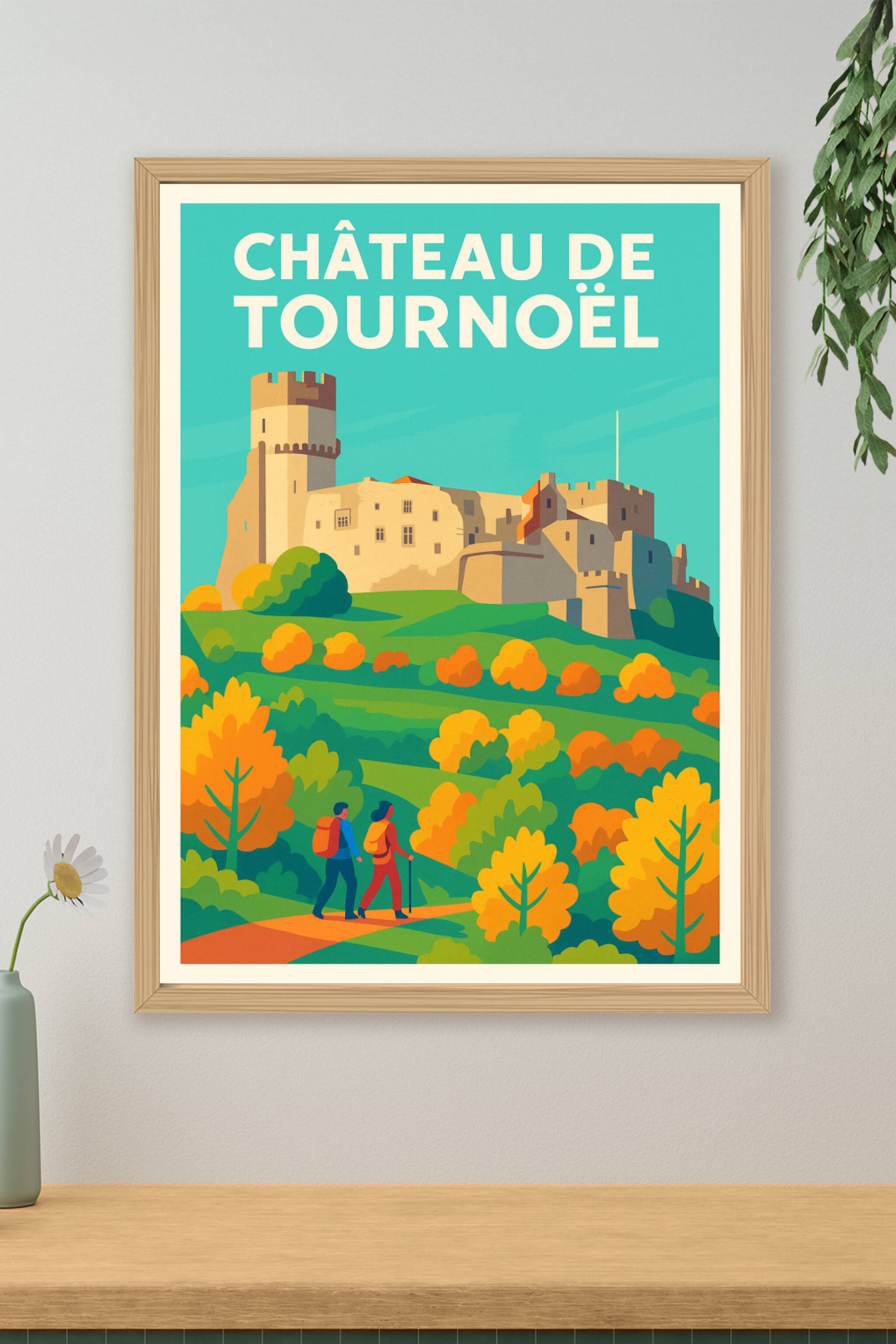 Affiche de Château de Tournoël - Majesté médiévale au cœur de l'Auvergne