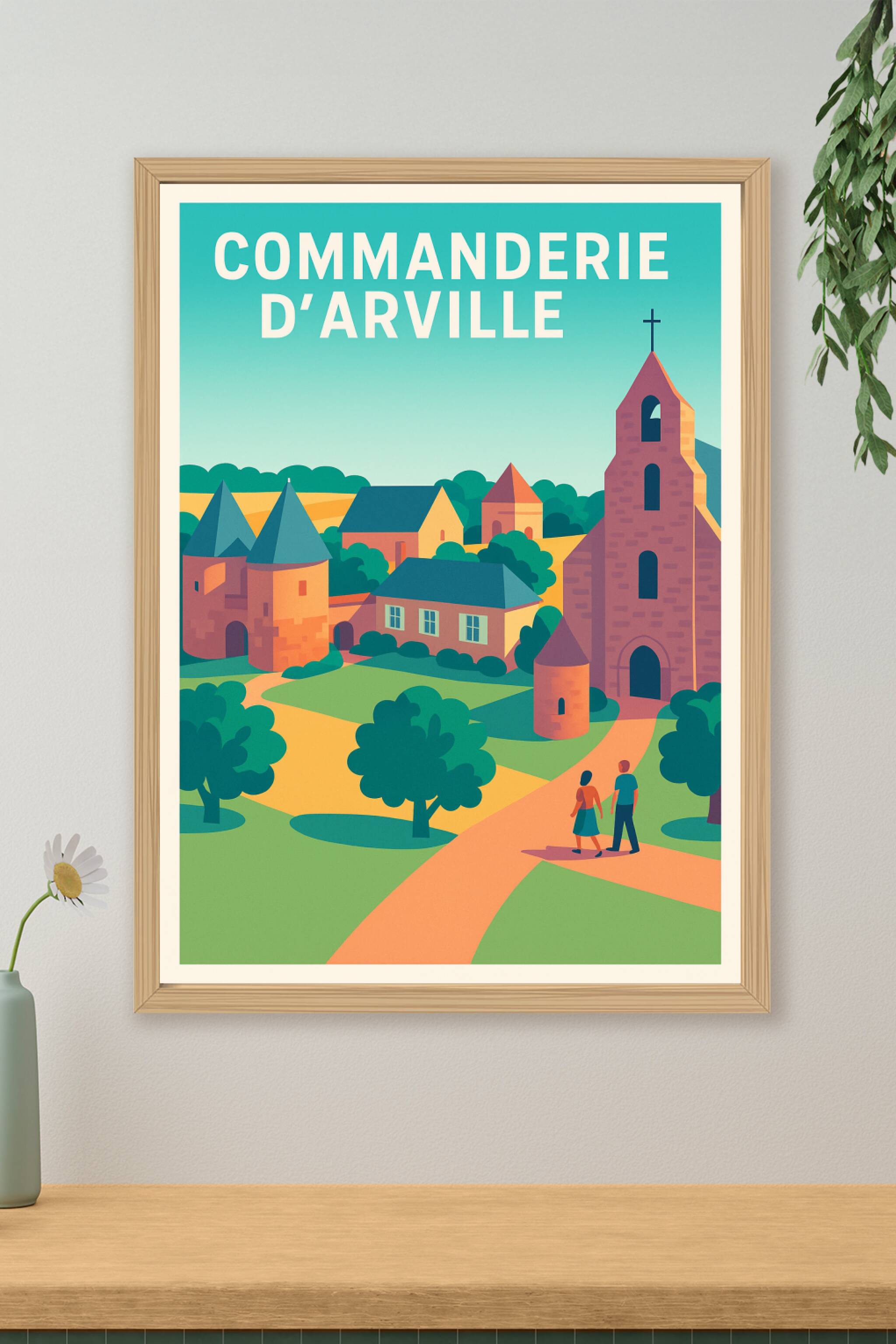 Affiche de Commanderie d'Arville - L'histoire templière au cœur de la nature