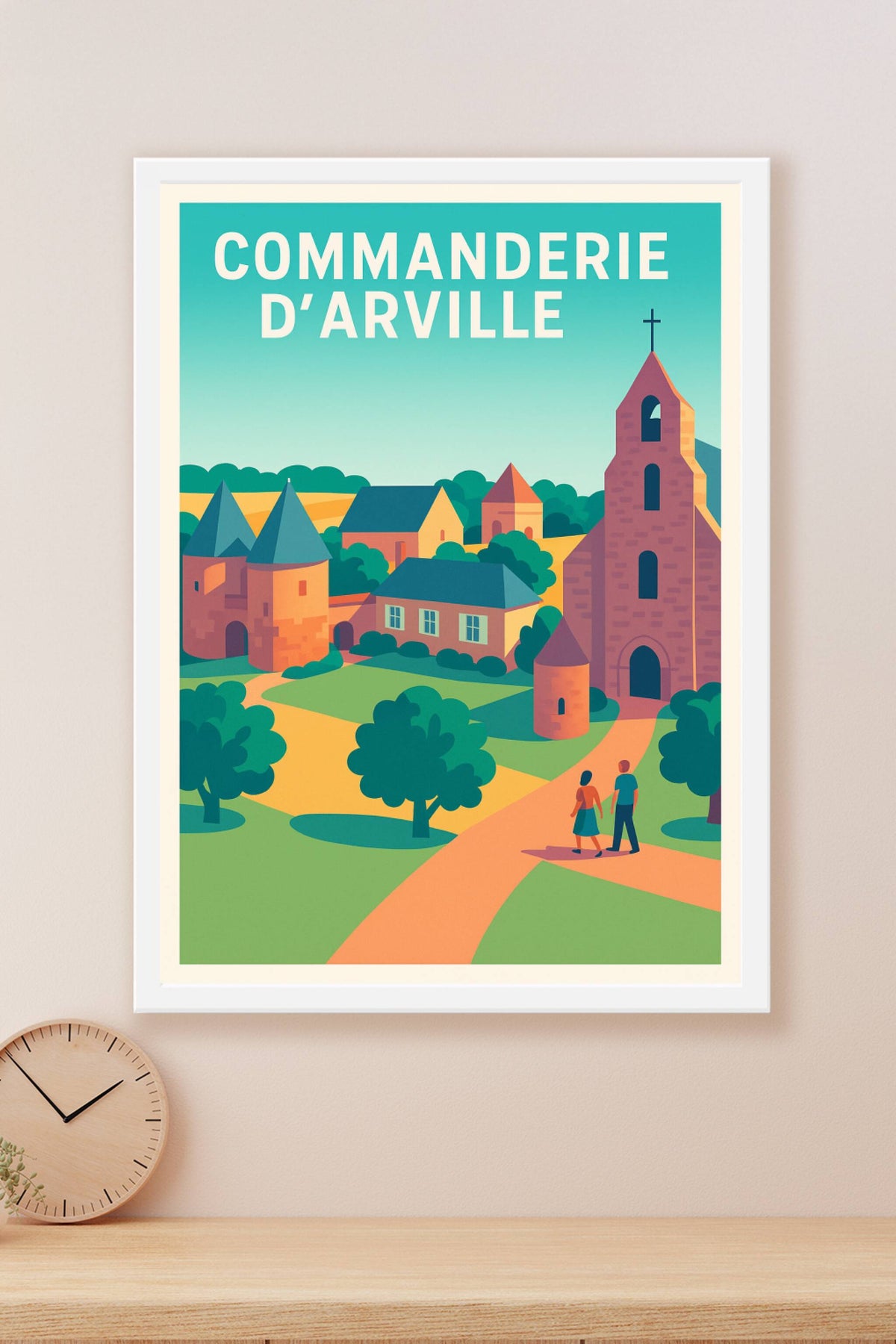 Affiche de Commanderie d'Arville - L'histoire templière au cœur de la nature