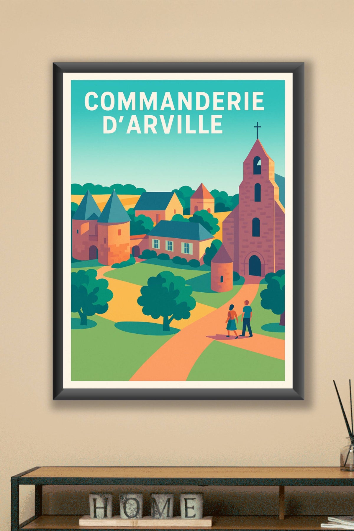 Affiche de Commanderie d'Arville - L'histoire templière au cœur de la nature