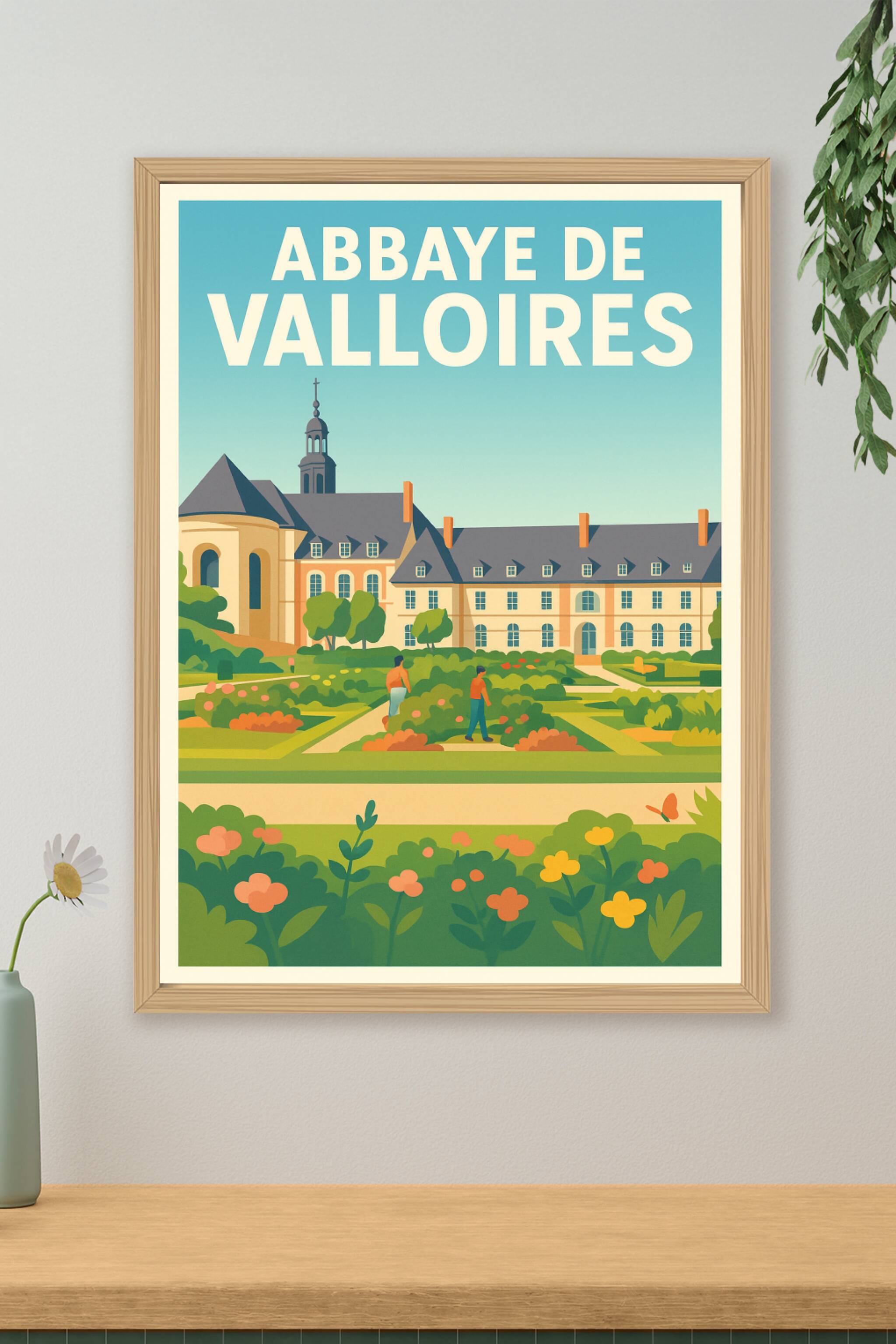 Affiche de Abbaye de Valloires - L'élégance des jardins de la Somme