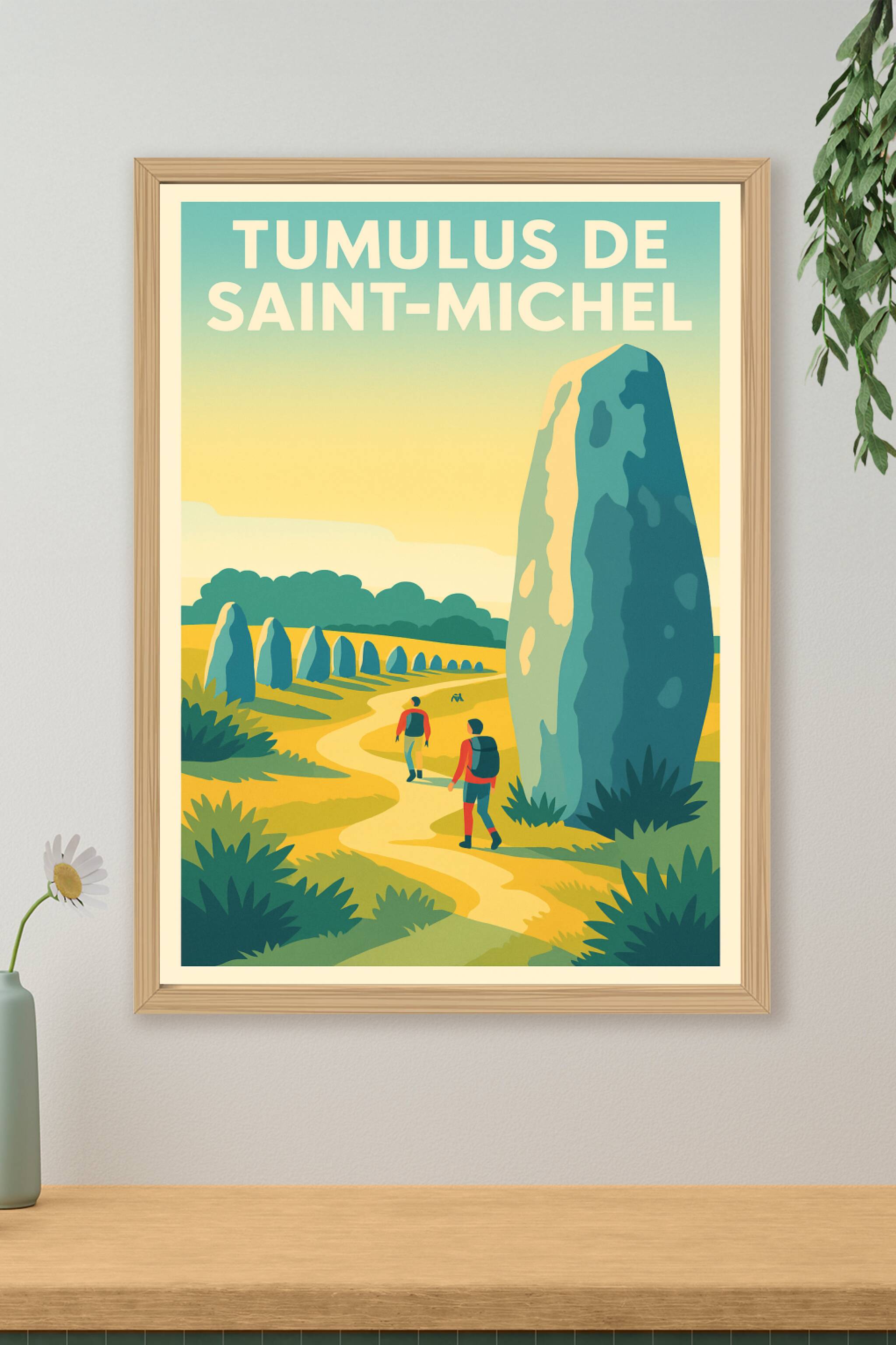 Affiche de Tumulus de Saint-Michel - Voyage au cœur de la Préhistoire