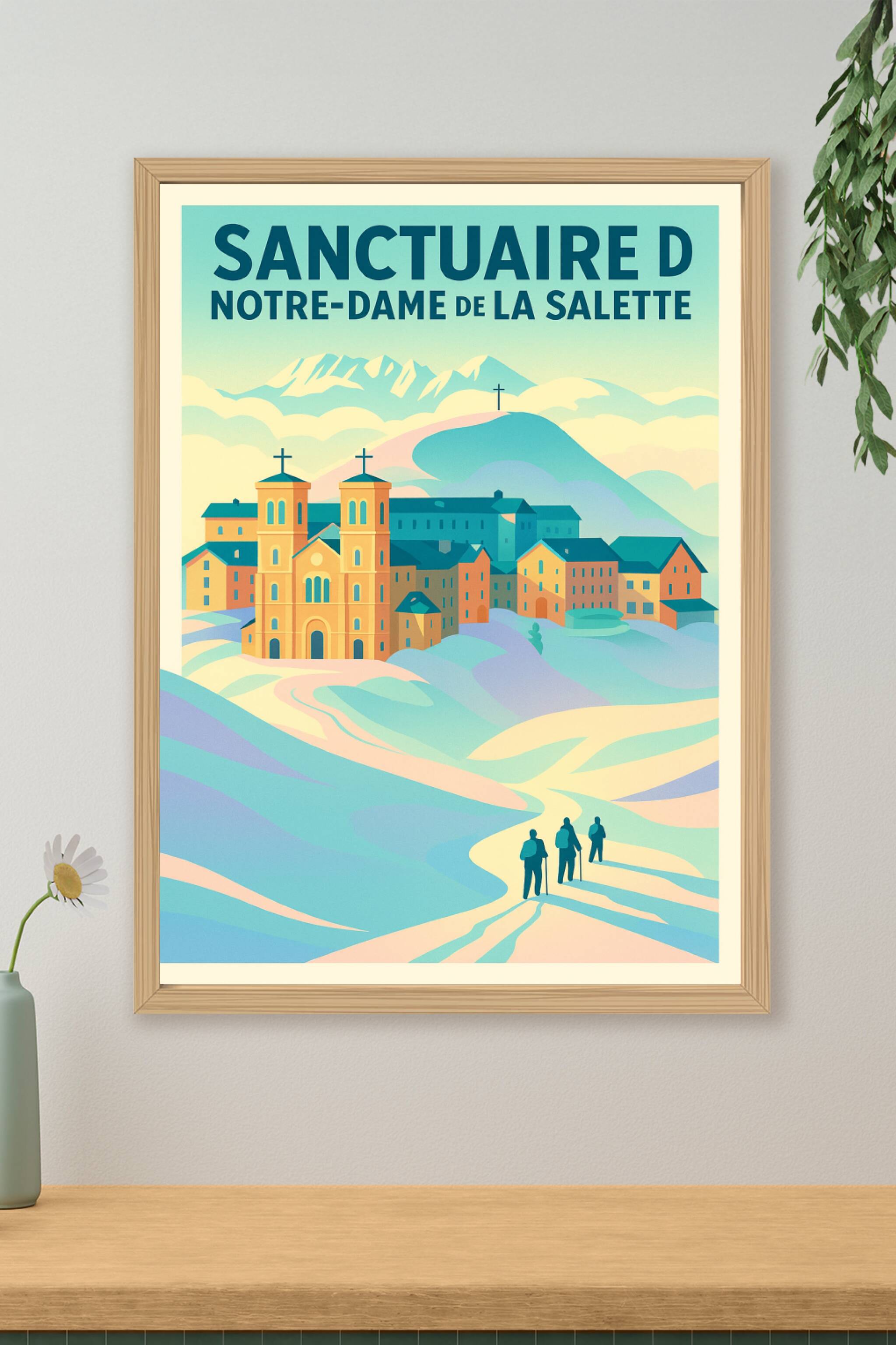 Affiche de Notre-Dame de La Salette - Sérénité et sommets sacrés