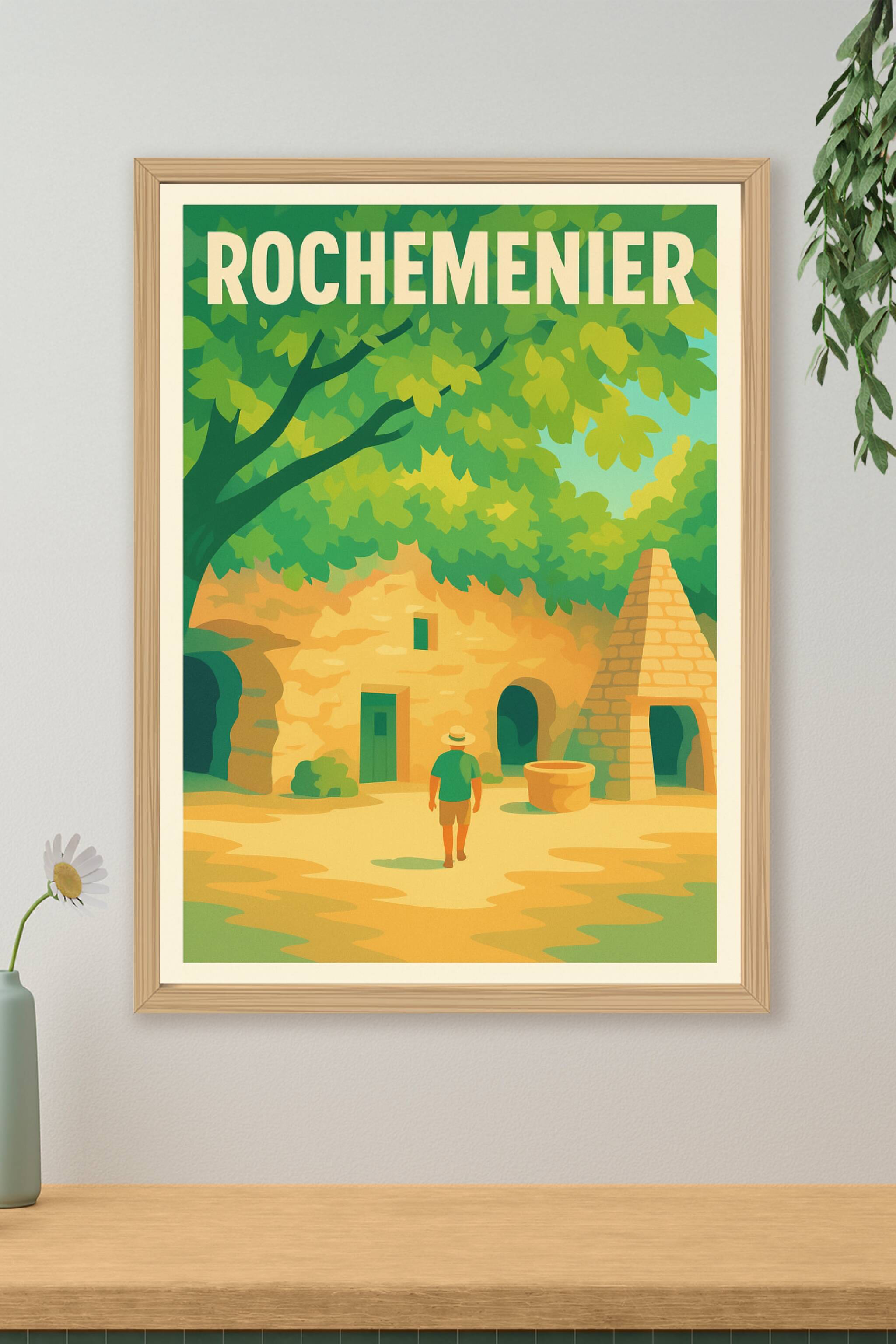 Affiche de Rochemenier - Plongez au cœur de l'histoire troglodytique