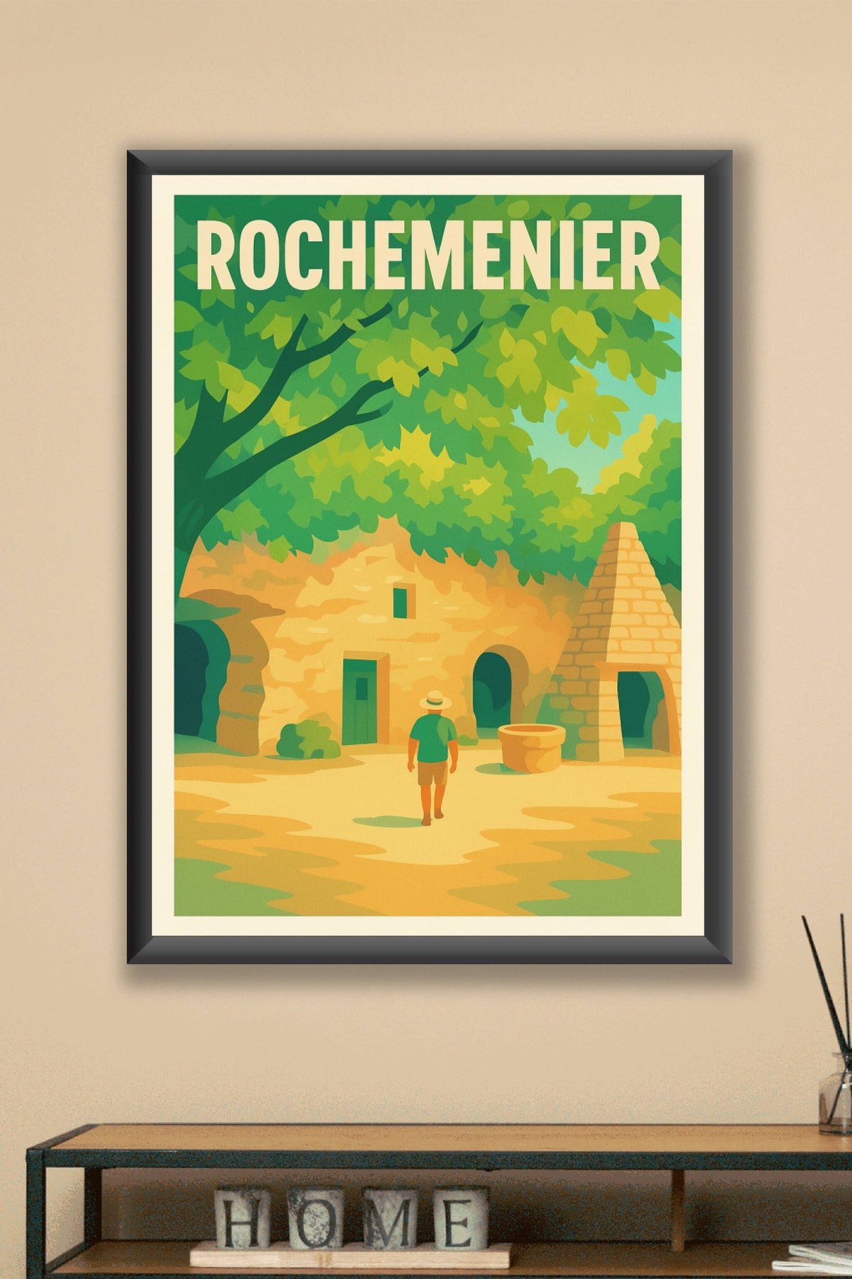 Affiche de Rochemenier - Plongez au cœur de l'histoire troglodytique