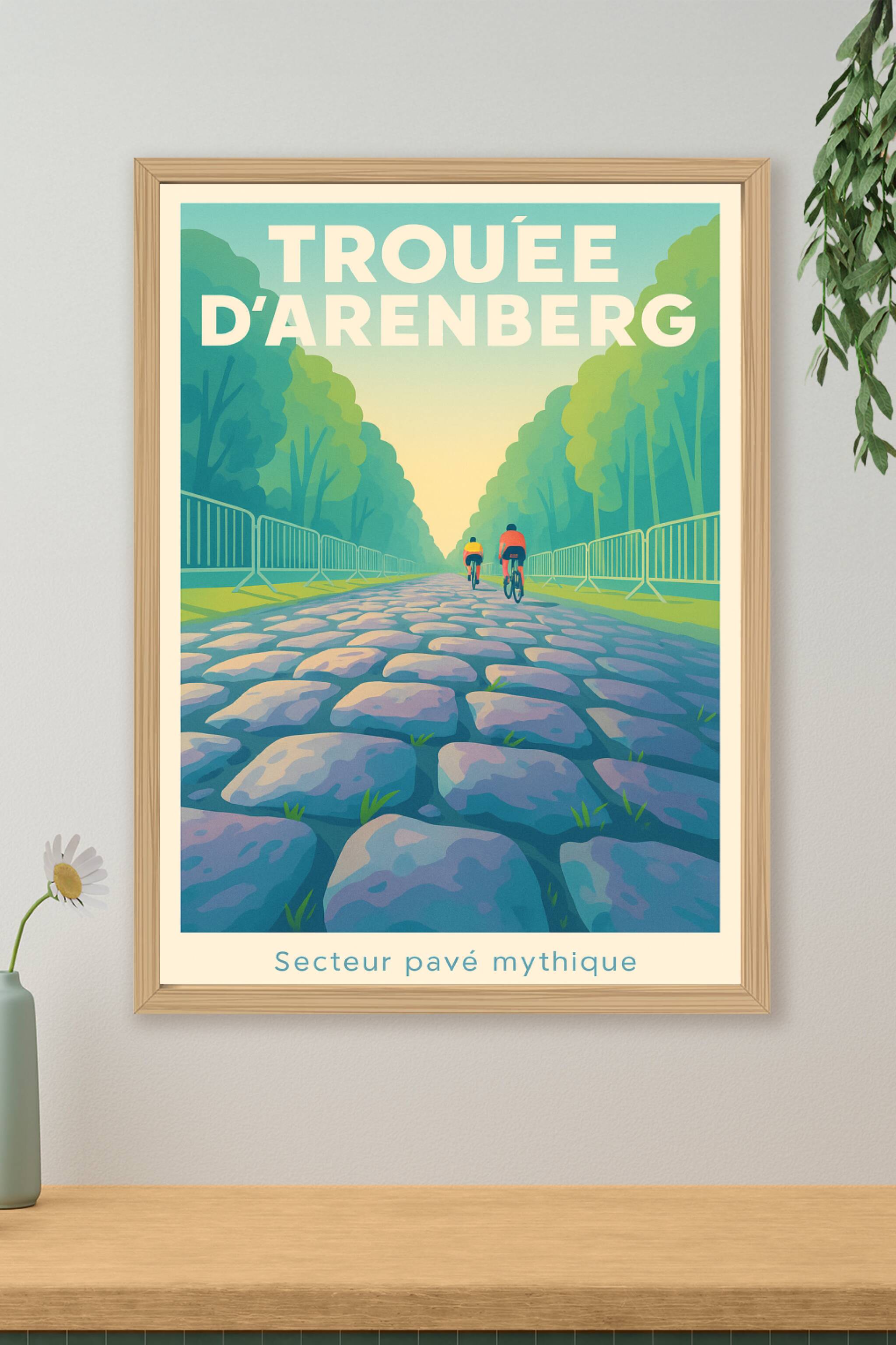 Affiche de Trouée d'Arenberg - L'Enfer du Nord dans votre salon