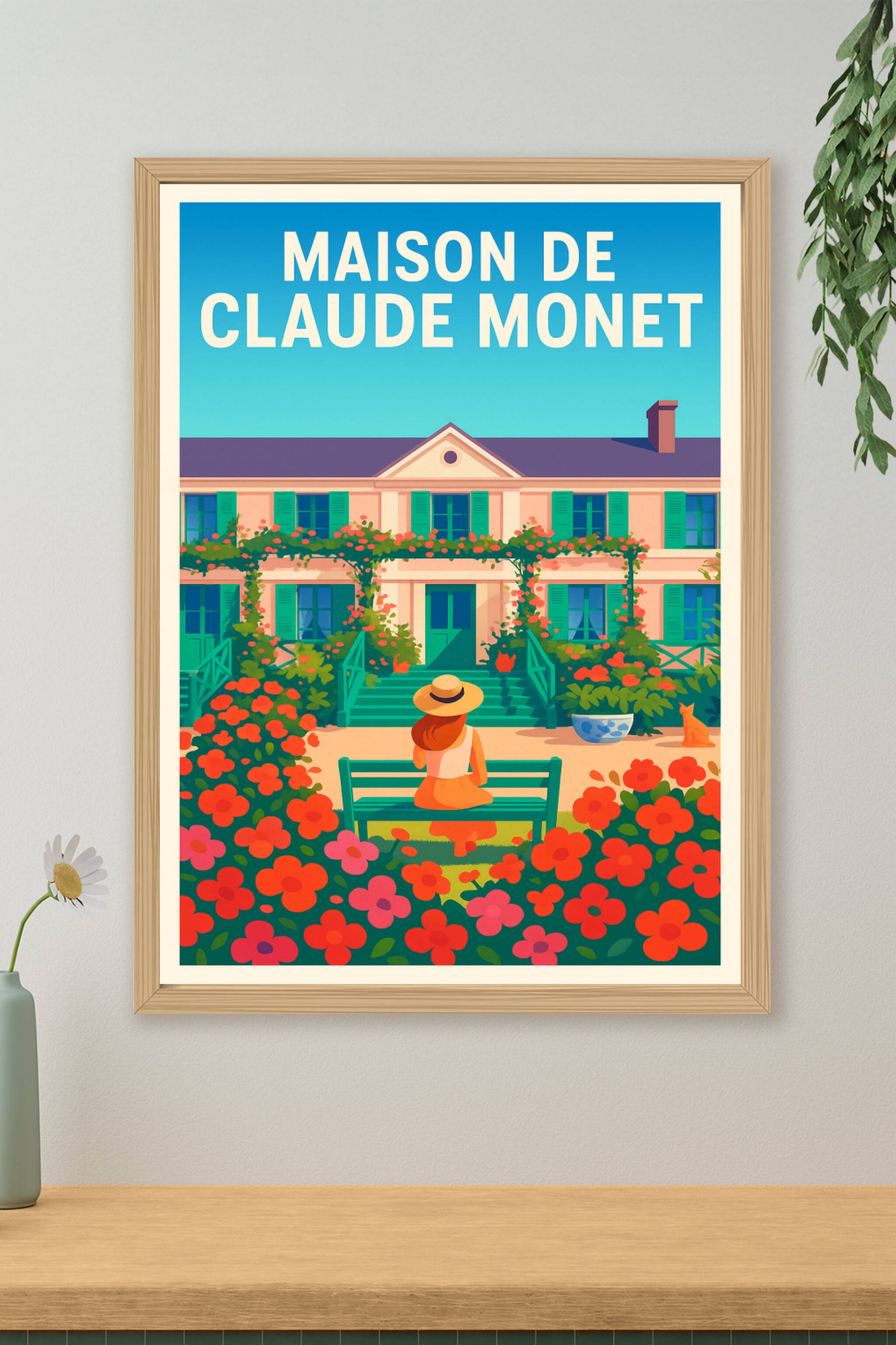 Affiche de Maison de Claude Monet - L'essence de l'impressionnisme à Giverny