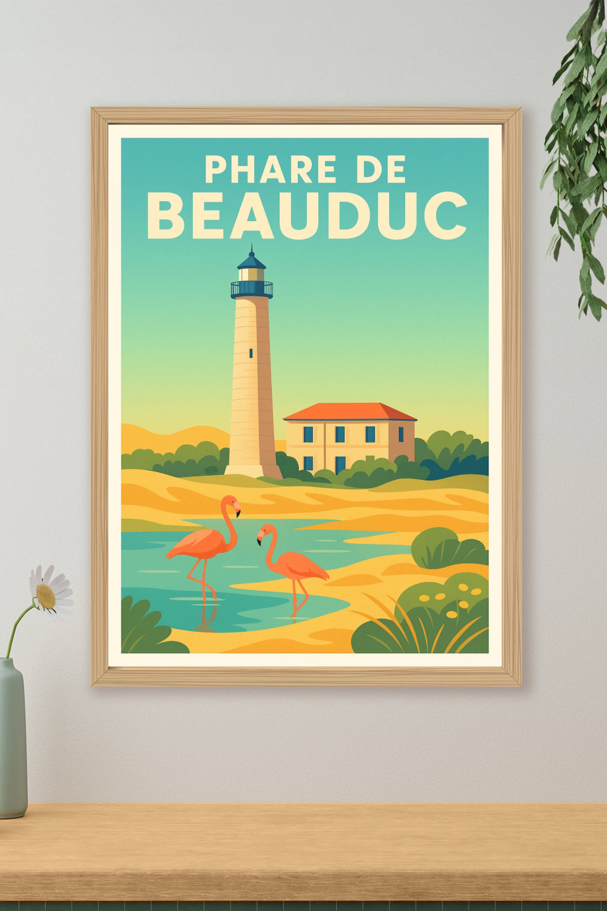 Affiche de Phare de Beauduc - L'esprit sauvage de la Camargue