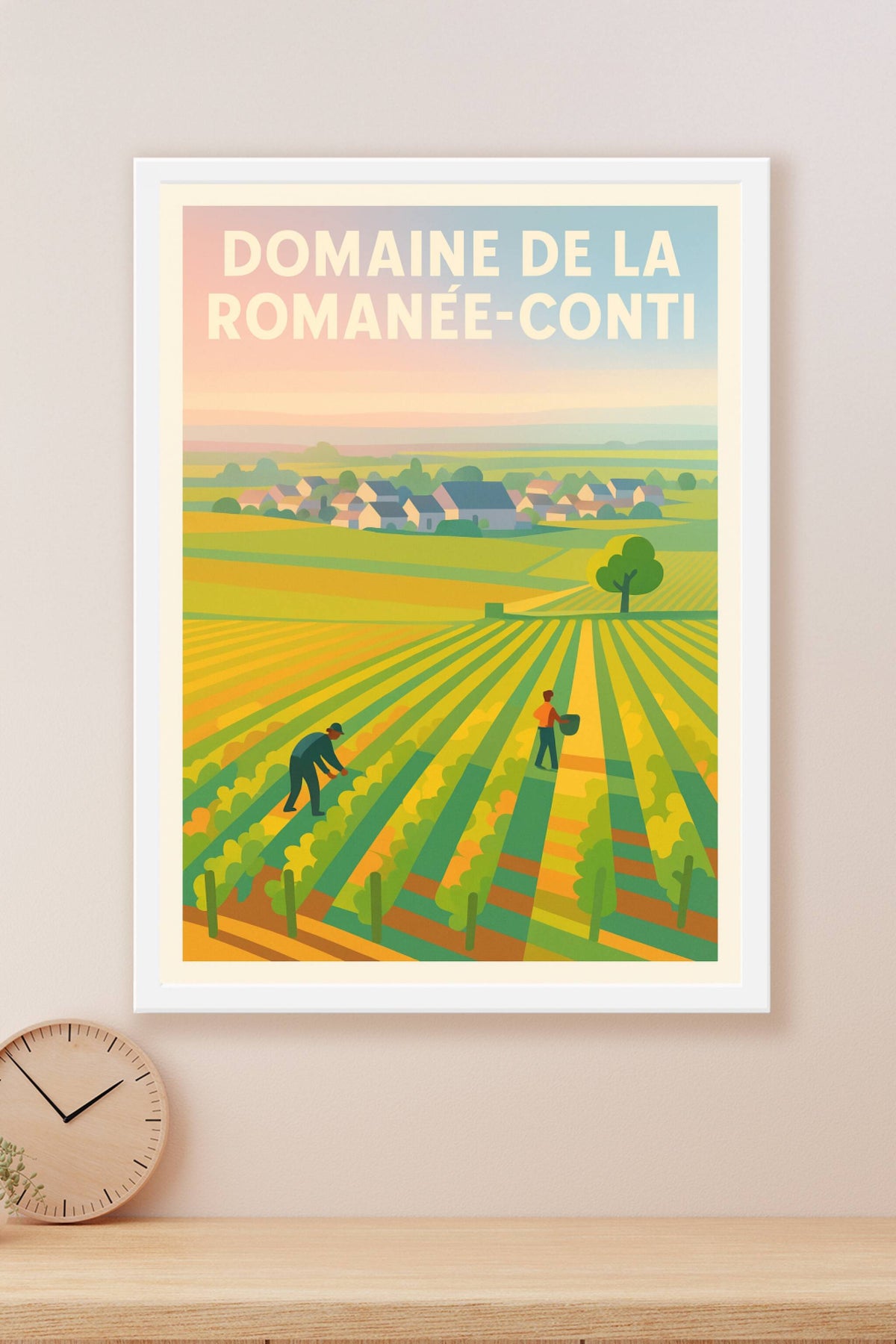 Affiche de Domaine de la Romanée-Conti - L'élégance du terroir bourguignon