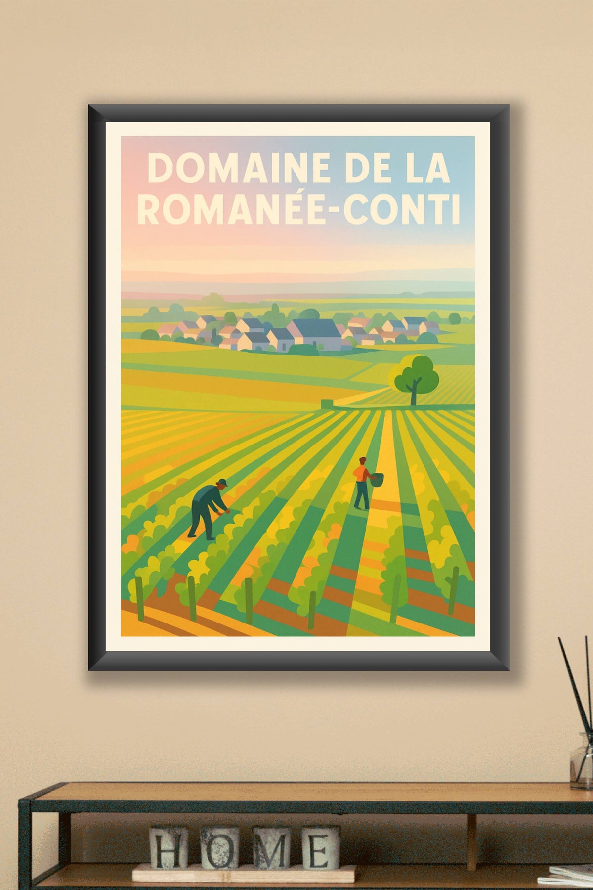 Affiche de Domaine de la Romanée-Conti - L'élégance du terroir bourguignon