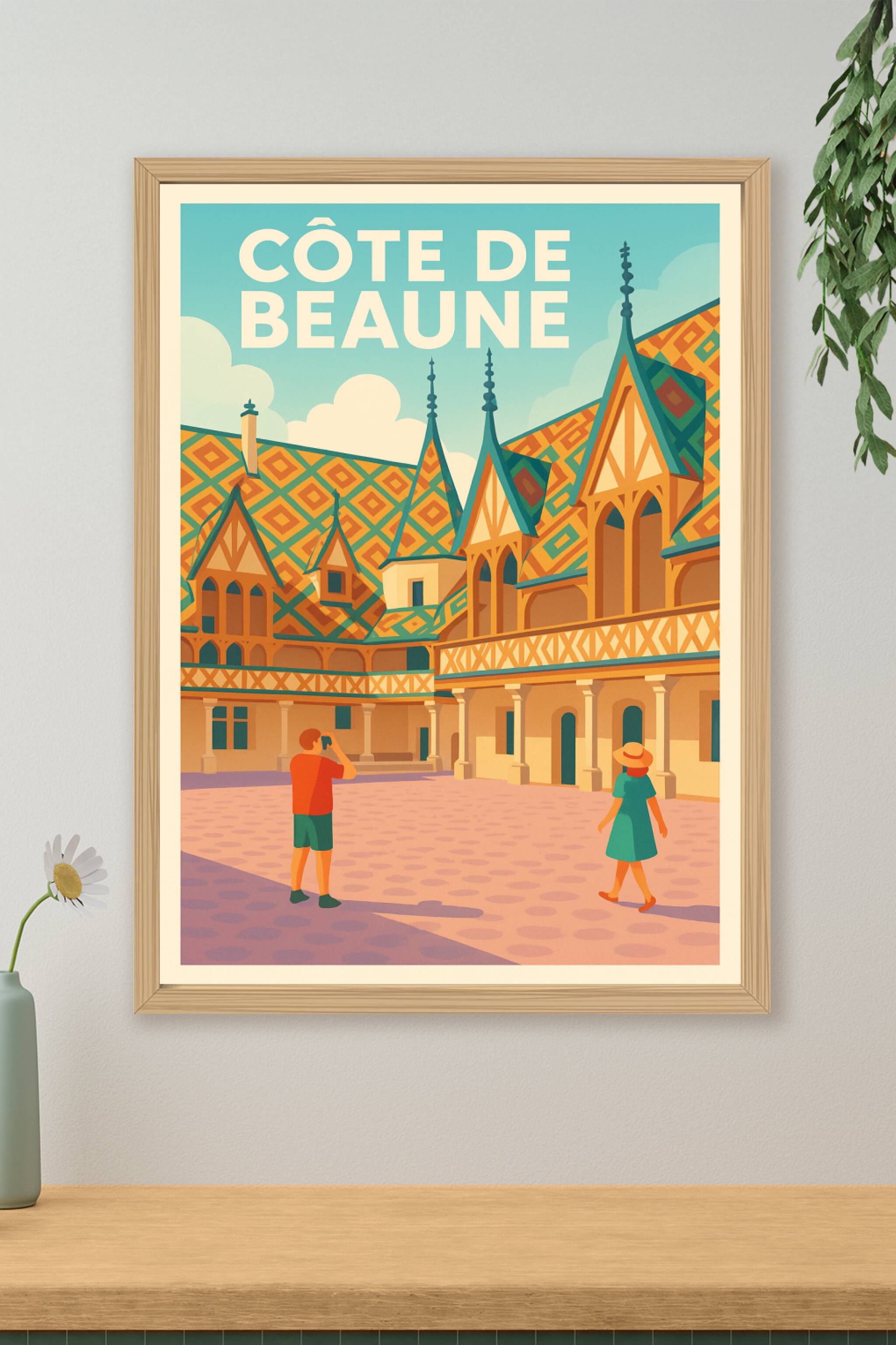 Affiche de Côte de Beaune - L'élégance des Hospices en héritage