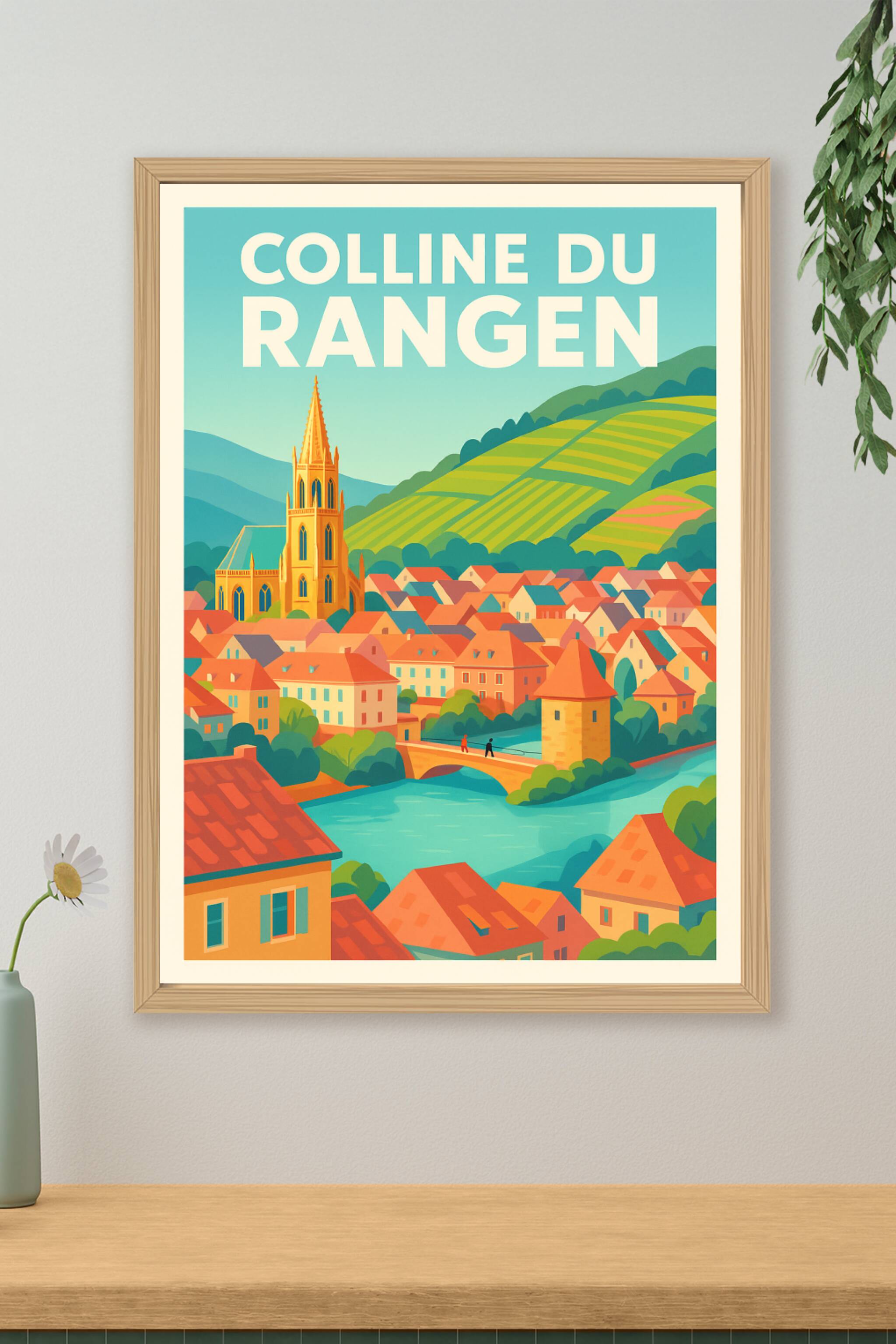 Affiche de Colline du Rangen - L'éclat des vignobles alsaciens chez vous