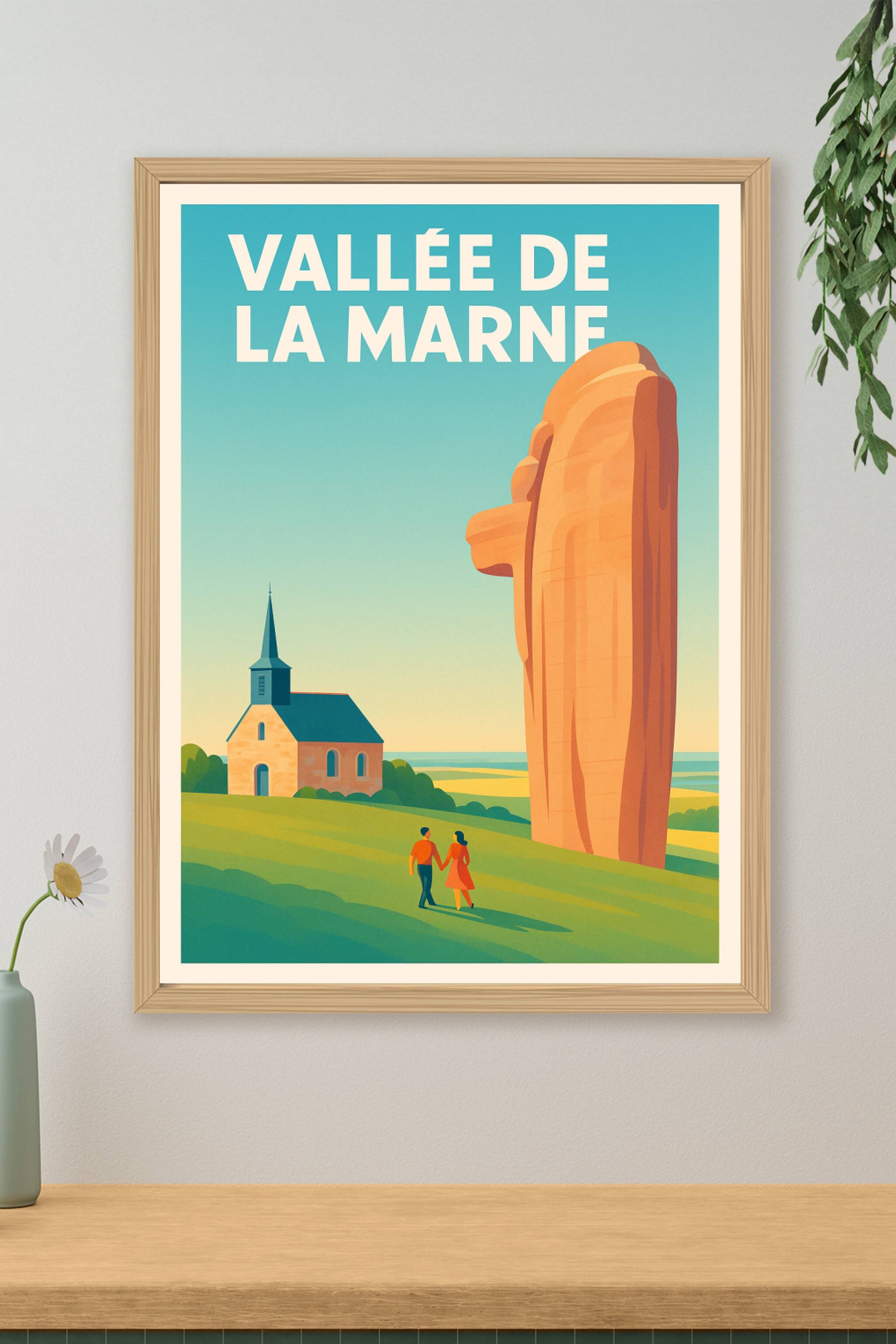 Affiche de Vallée de la Marne - Évasion poétique au cœur des vignobles