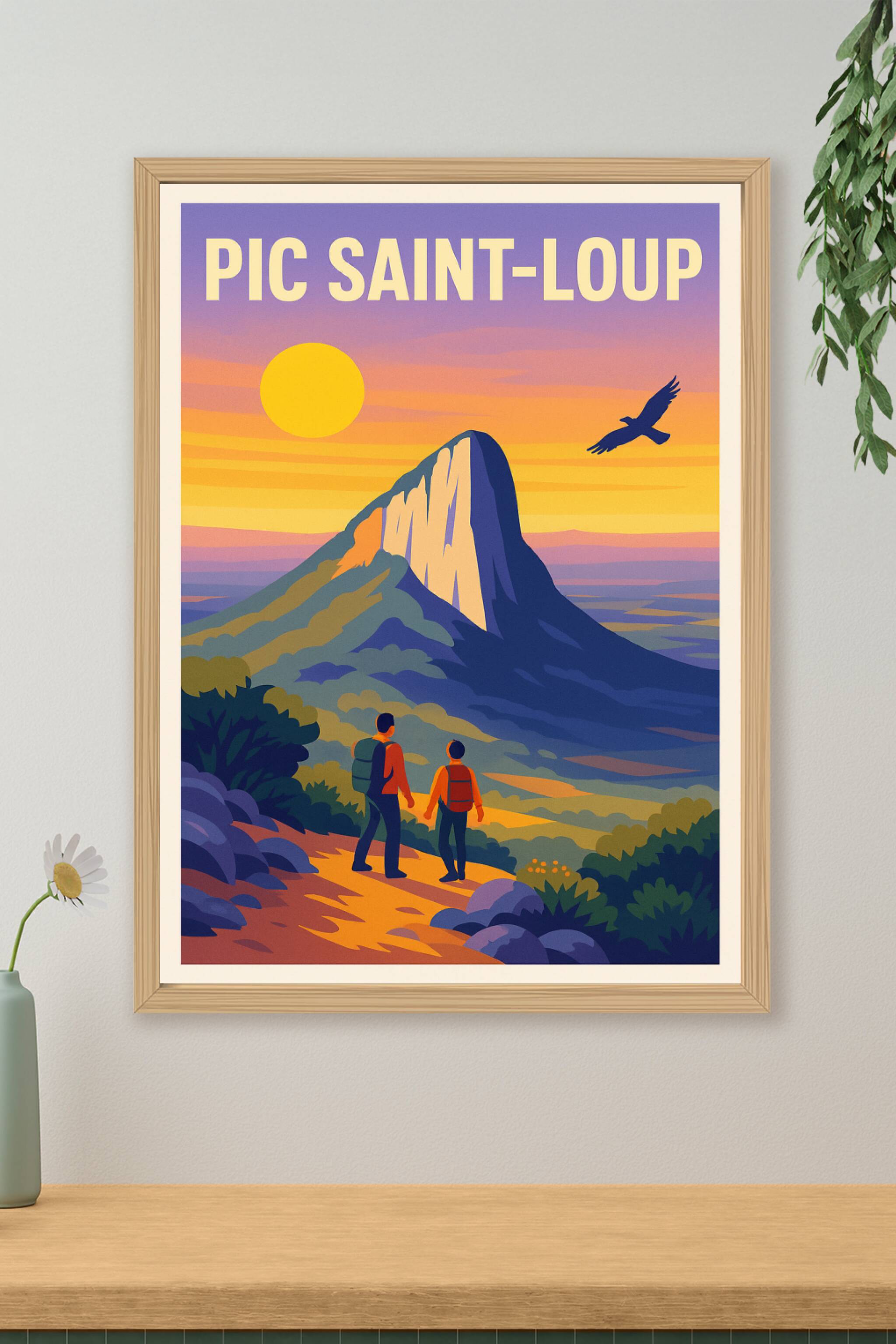 Affiche de Pic Saint-Loup - Sommet emblématique de l'Hérault