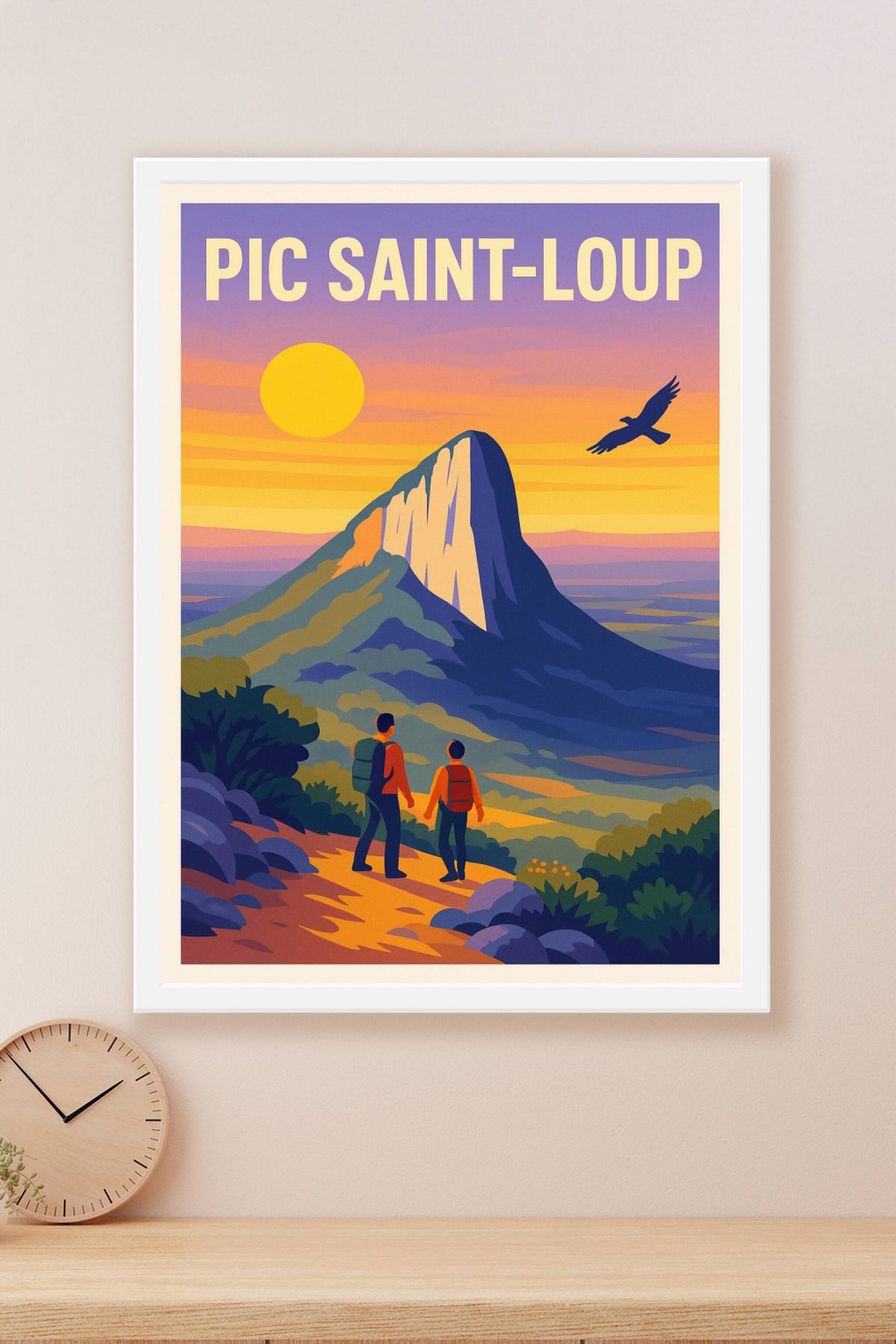 Affiche de Pic Saint-Loup - Sommet emblématique de l'Hérault