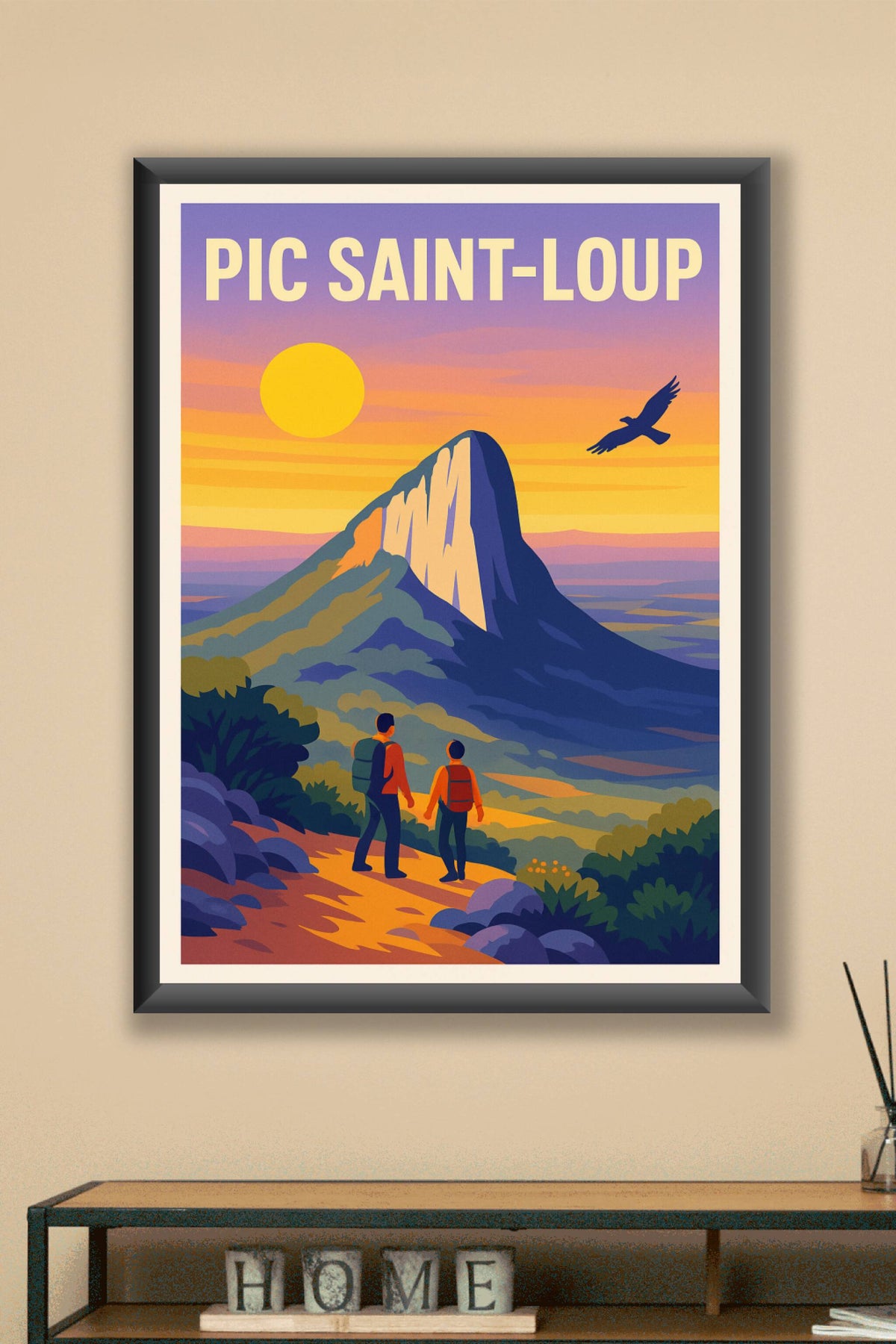 Affiche de Pic Saint-Loup - Sommet emblématique de l'Hérault