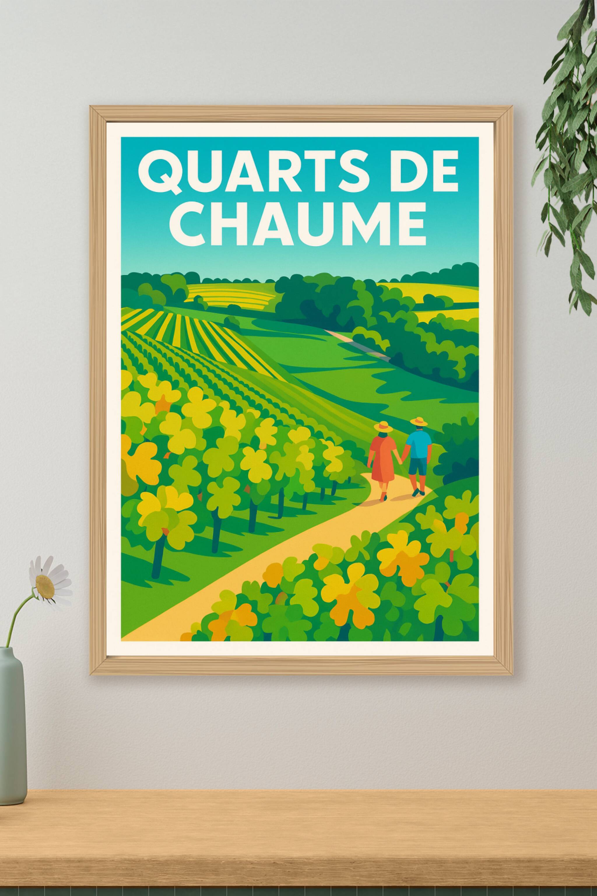 Affiche de Quarts de Chaume - L'élégance des vignobles angevins