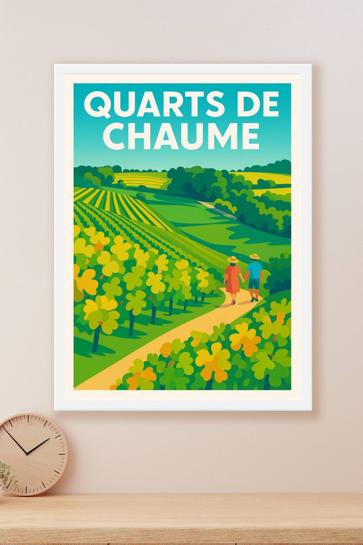 Affiche de Quarts de Chaume - L'élégance des vignobles angevins