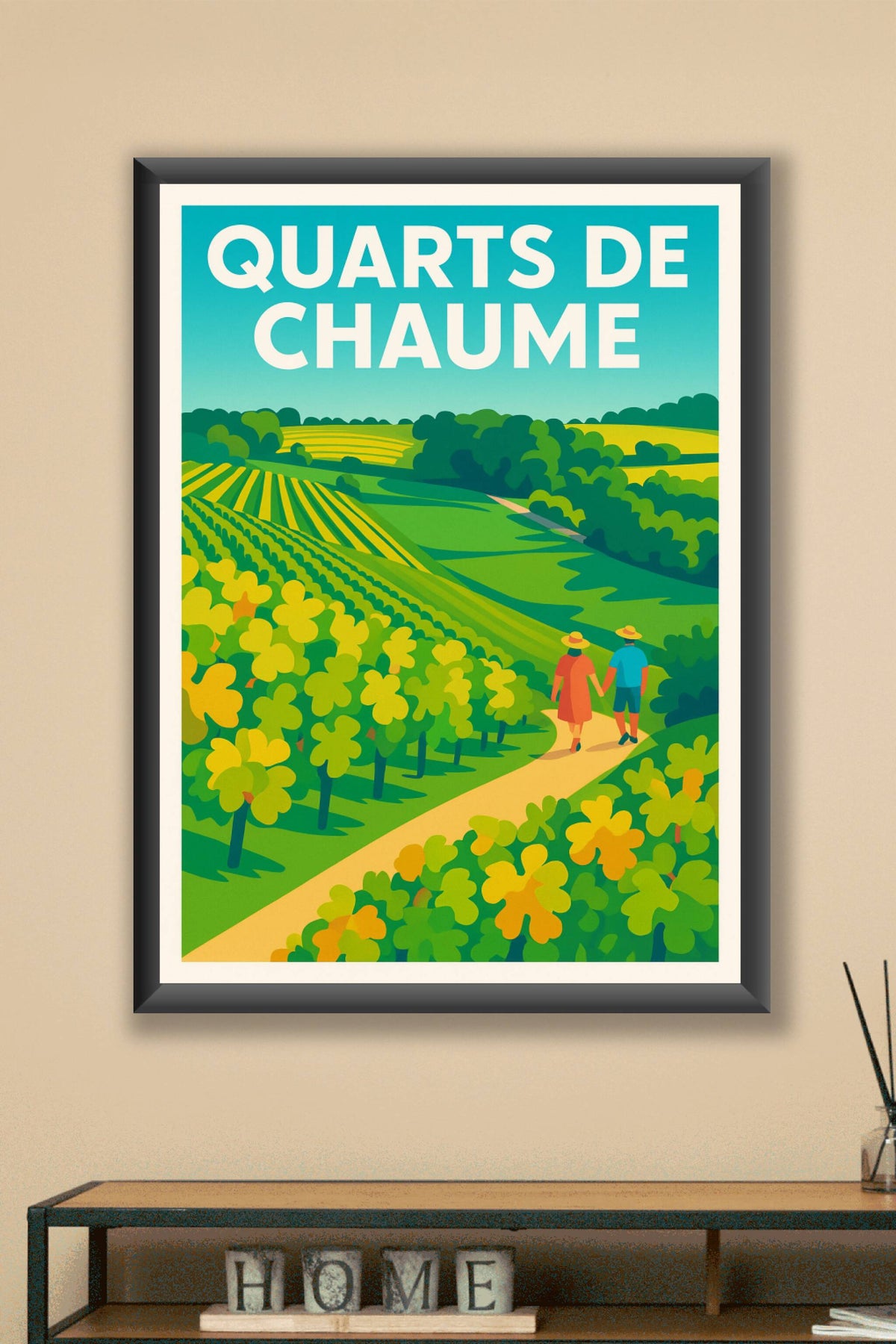 Affiche de Quarts de Chaume - L'élégance des vignobles angevins