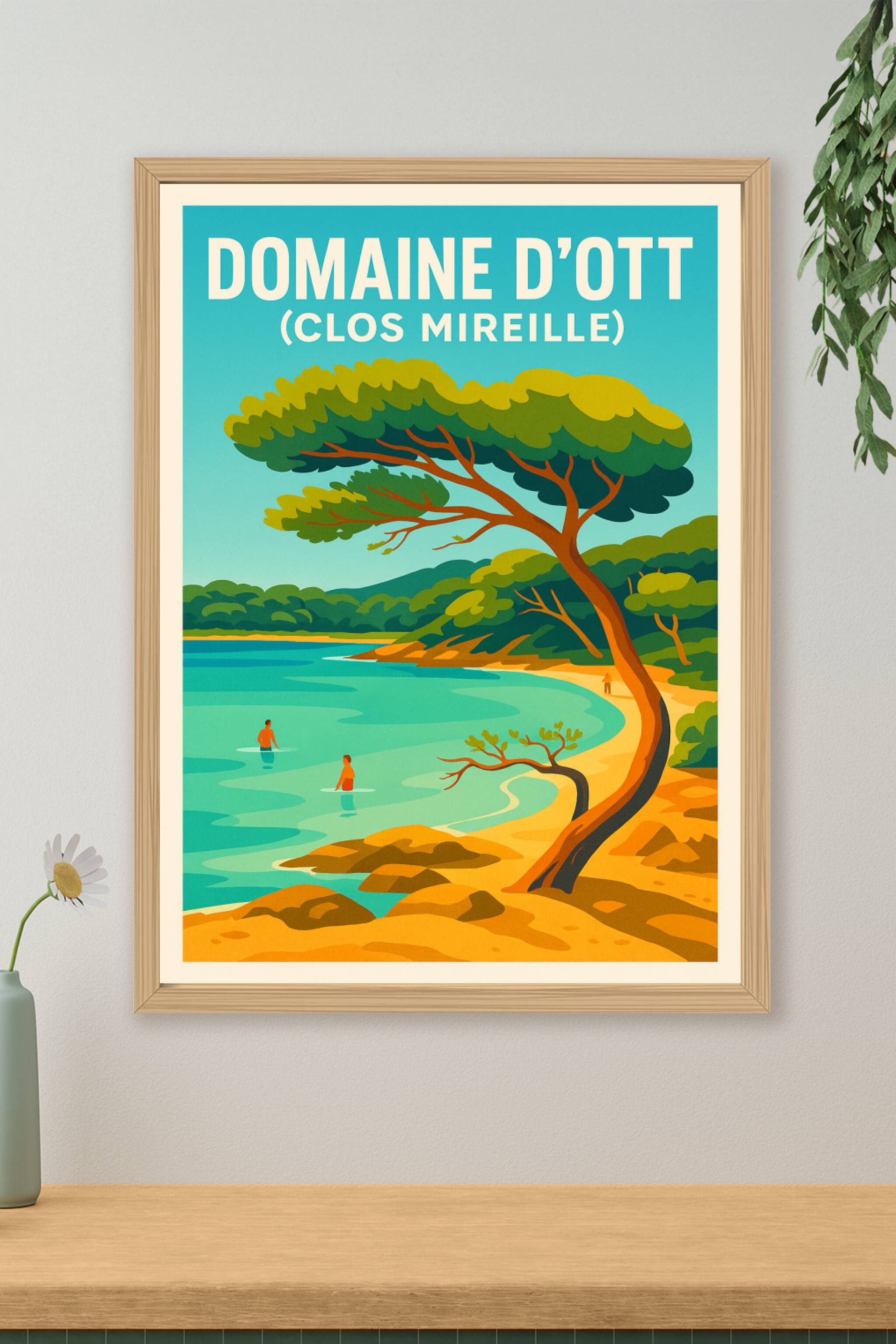 Affiche de Domaine d'Ott (Clos Mireille) - L'élégance azuréenne entre pins et mer