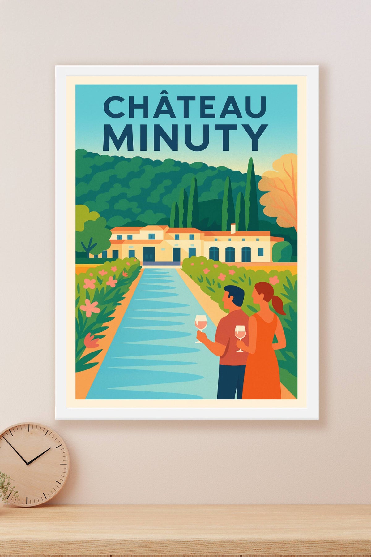 Affiche de Château Minuty - L'élégance de la Provence en affiche