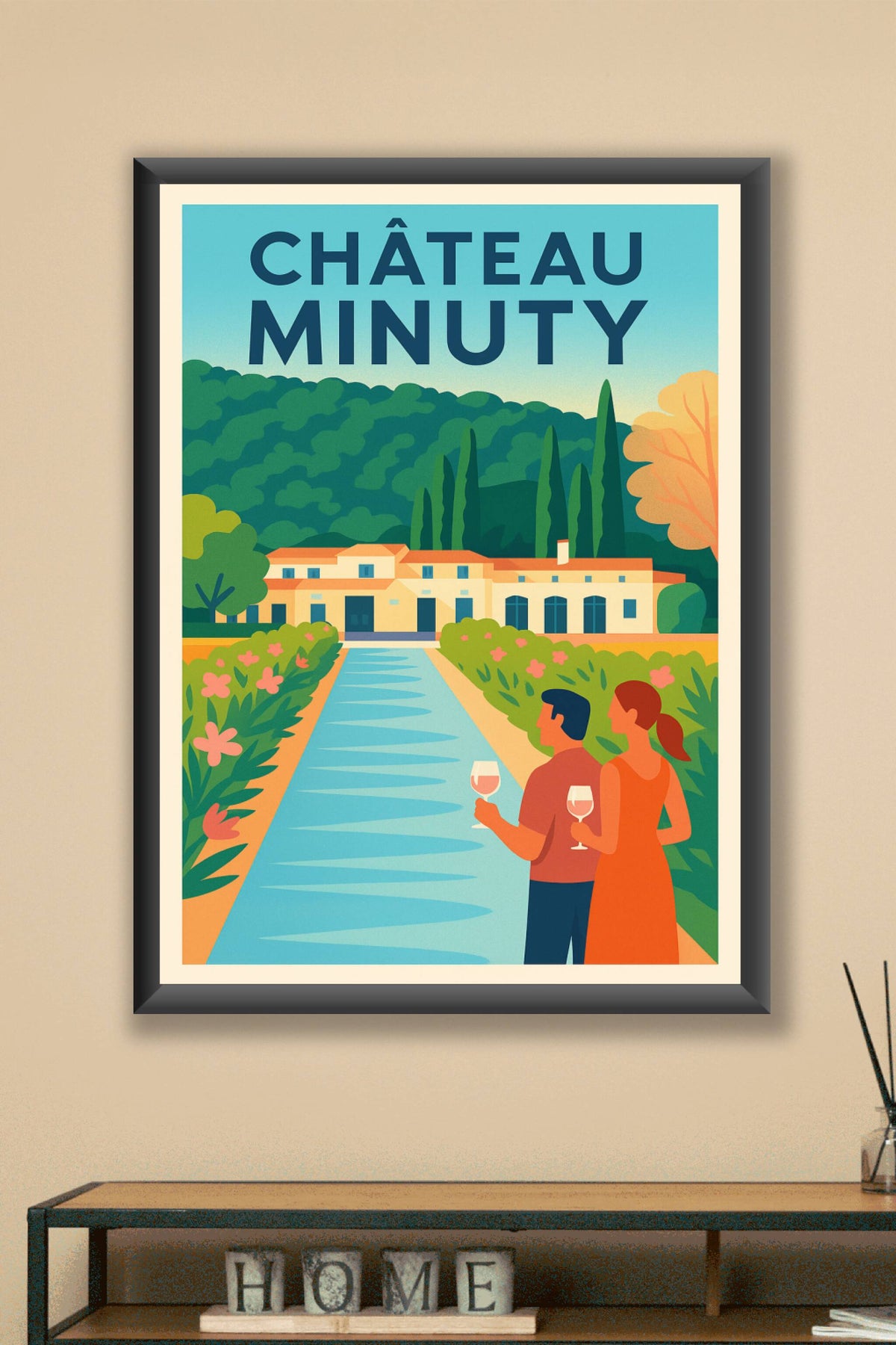 Affiche de Château Minuty - L'élégance de la Provence en affiche