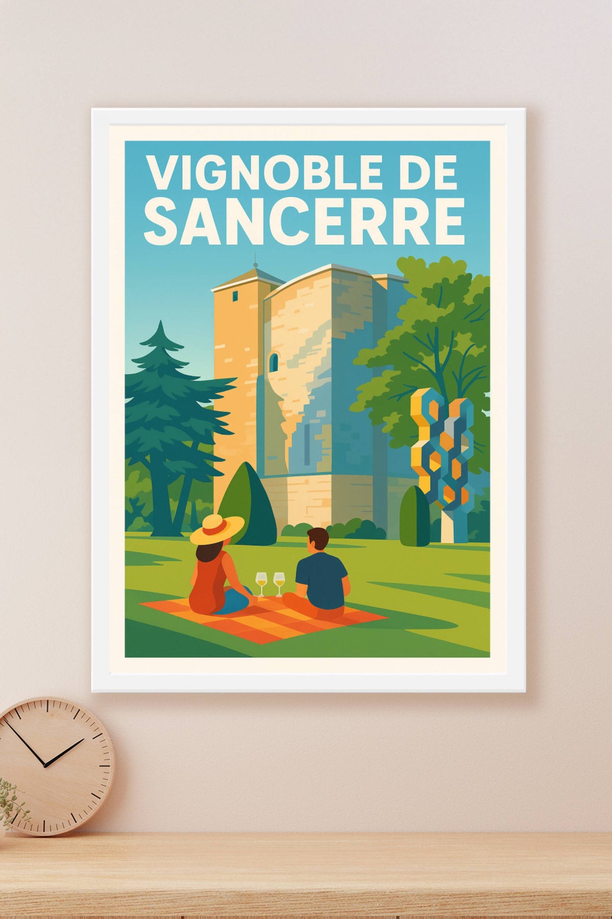 Affiche de Vignoble de Sancerre - L'élégance d'un terroir d'exception