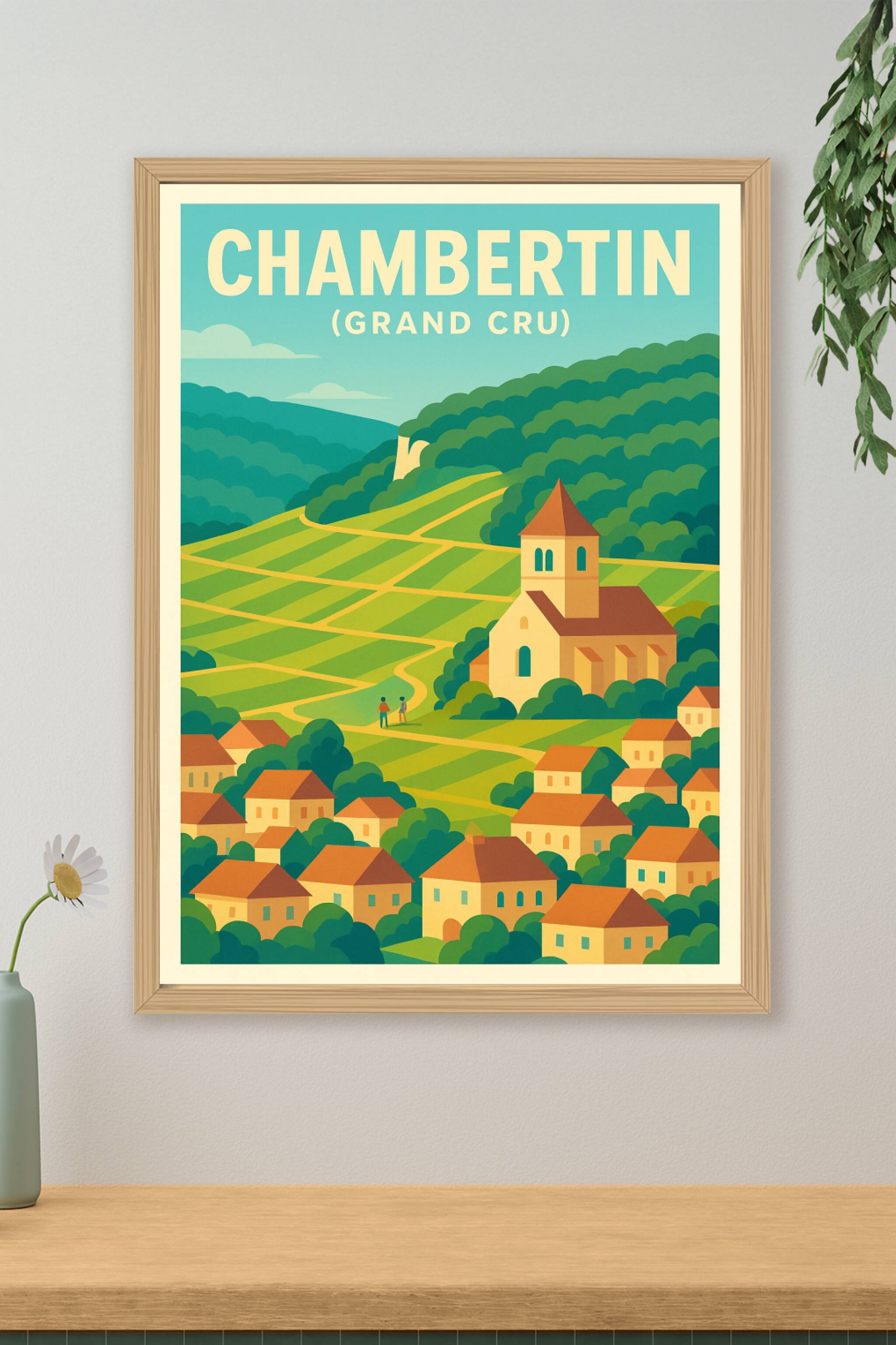 Affiche de Chambertin - L'élégance des Grands Crus de Bourgogne
