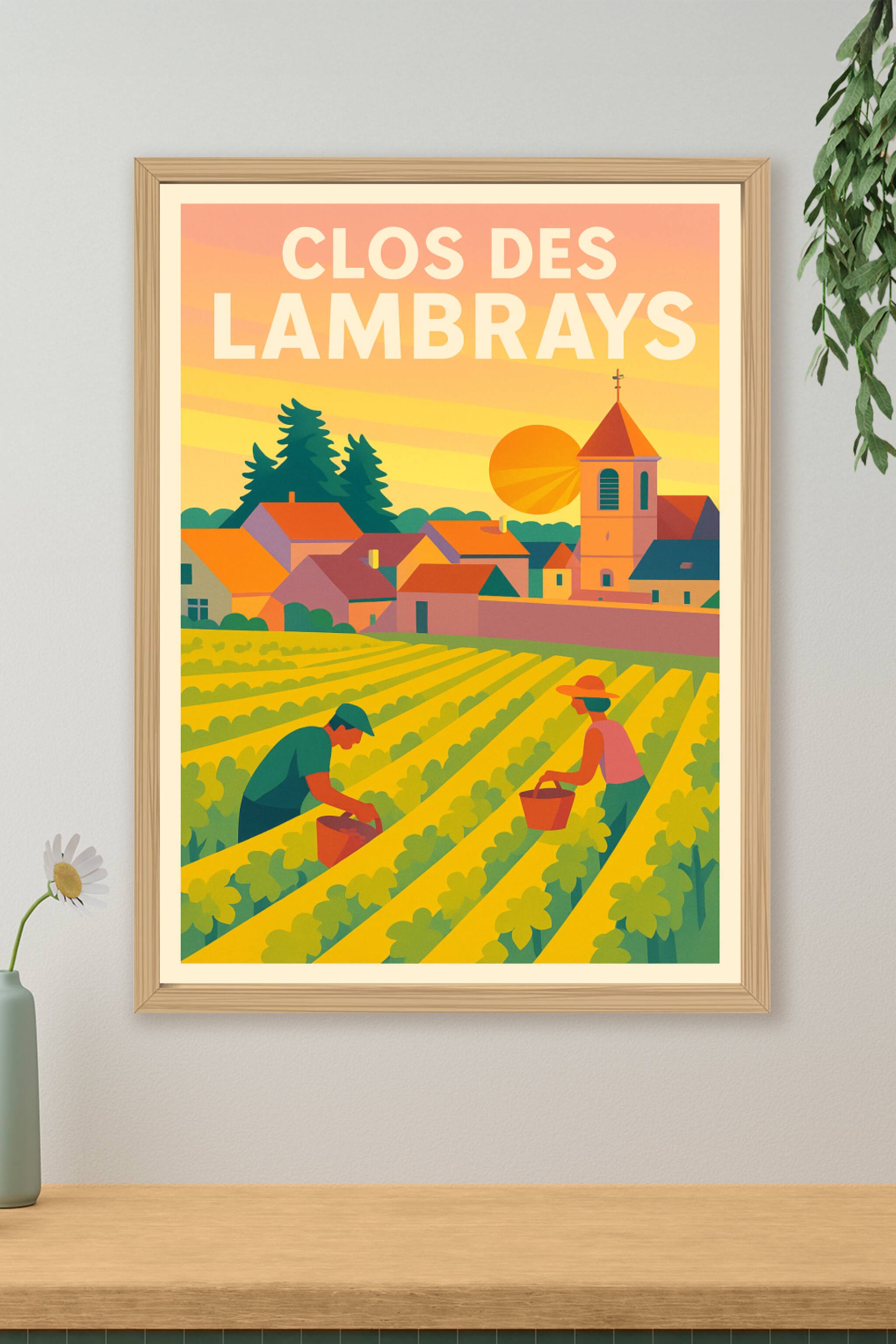 Affiche de Clos des Lambrays - L'élégance du terroir bourguignon