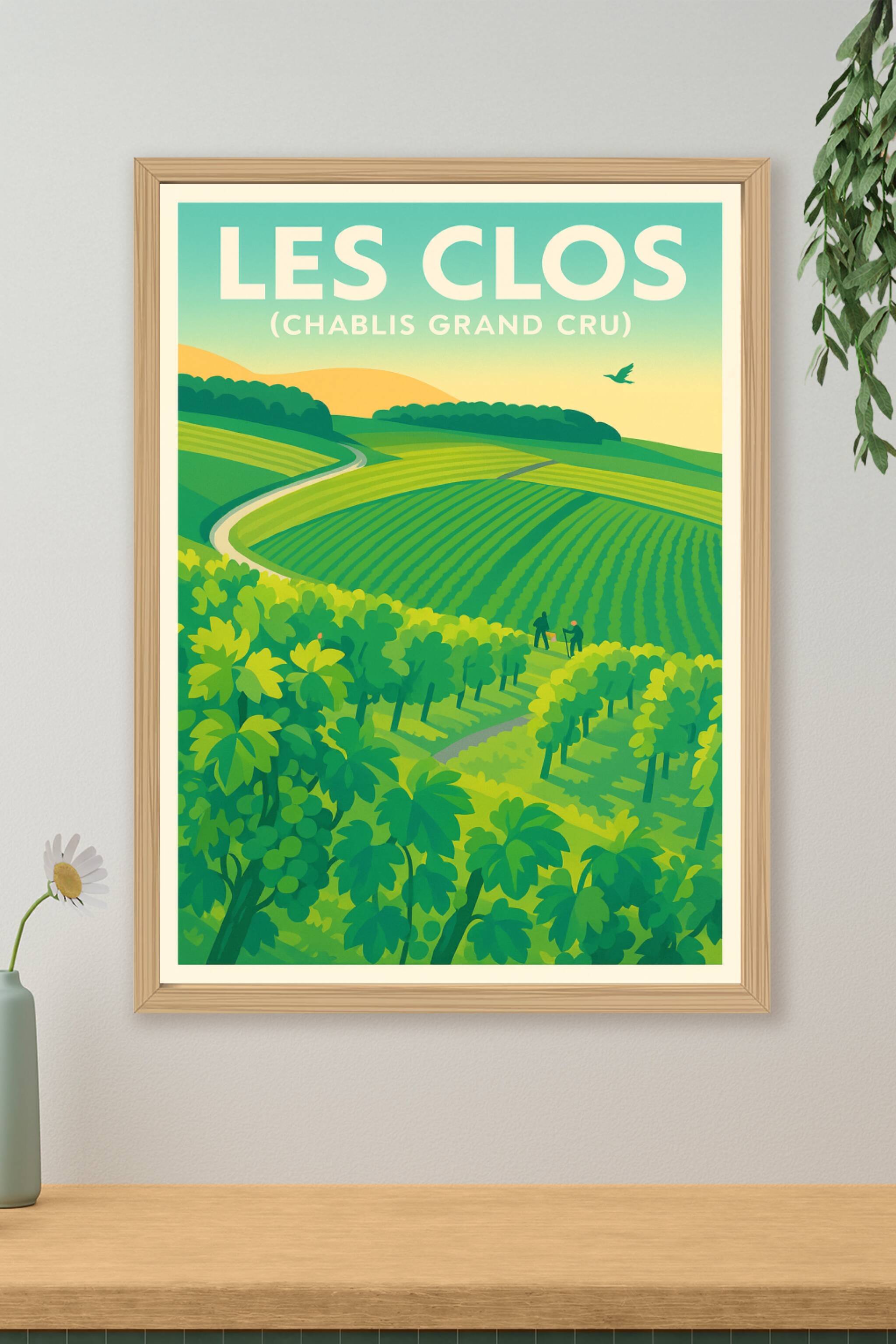 Affiche de Les Clos - L'élégance intemporelle du Chablis Grand Cru