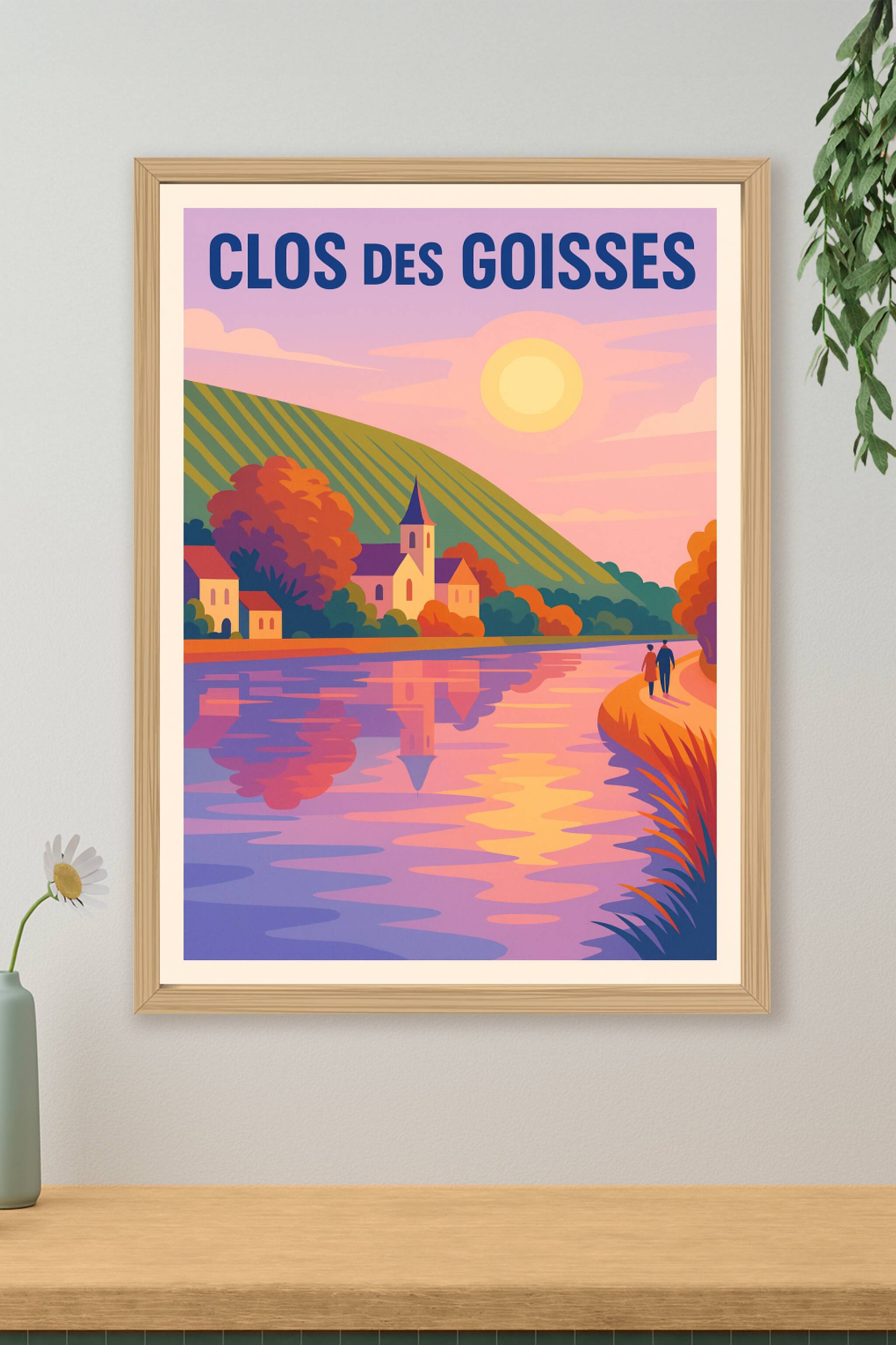 Affiche de Clos des Goisses - L'éclat doré des vignobles de Champagne