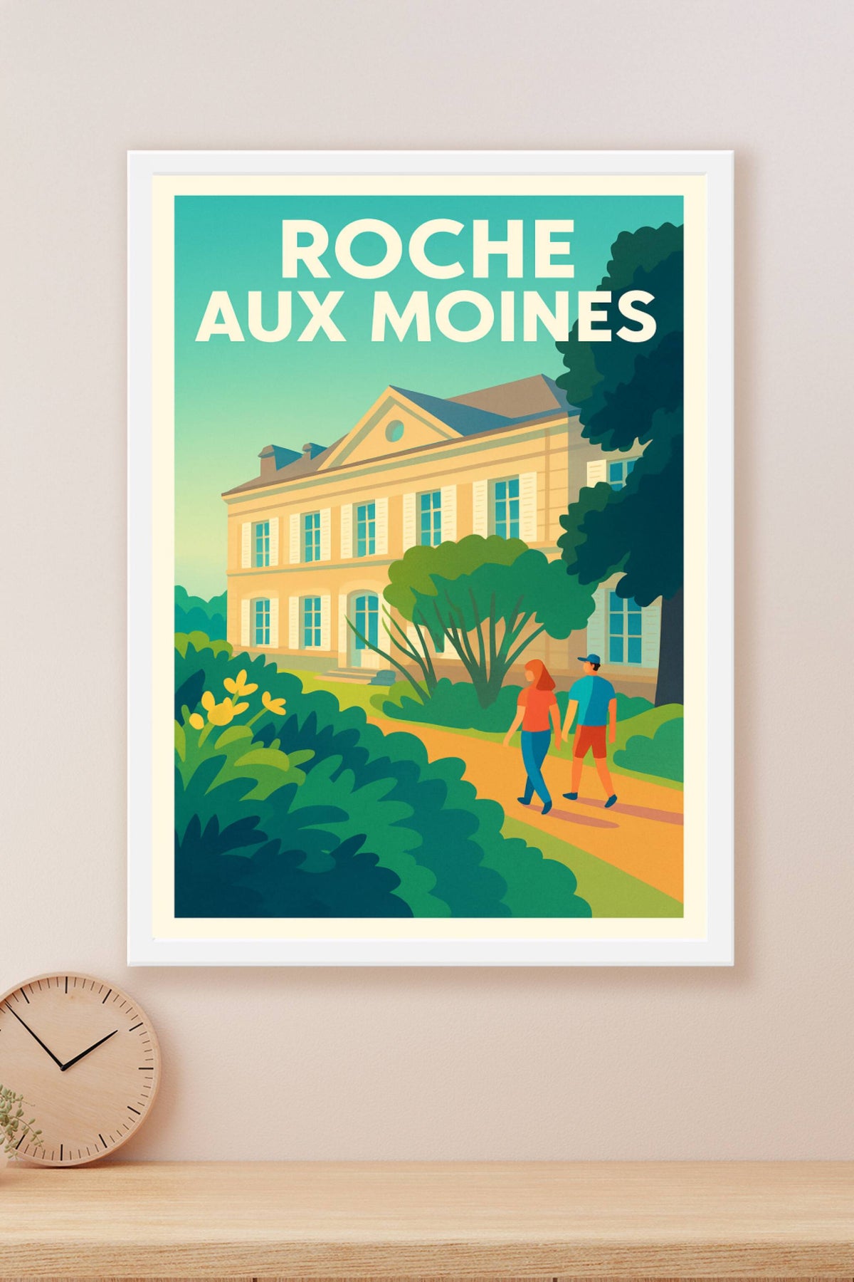 Affiche de Roche aux Moines - L'élégance intemporelle du vignoble angevin