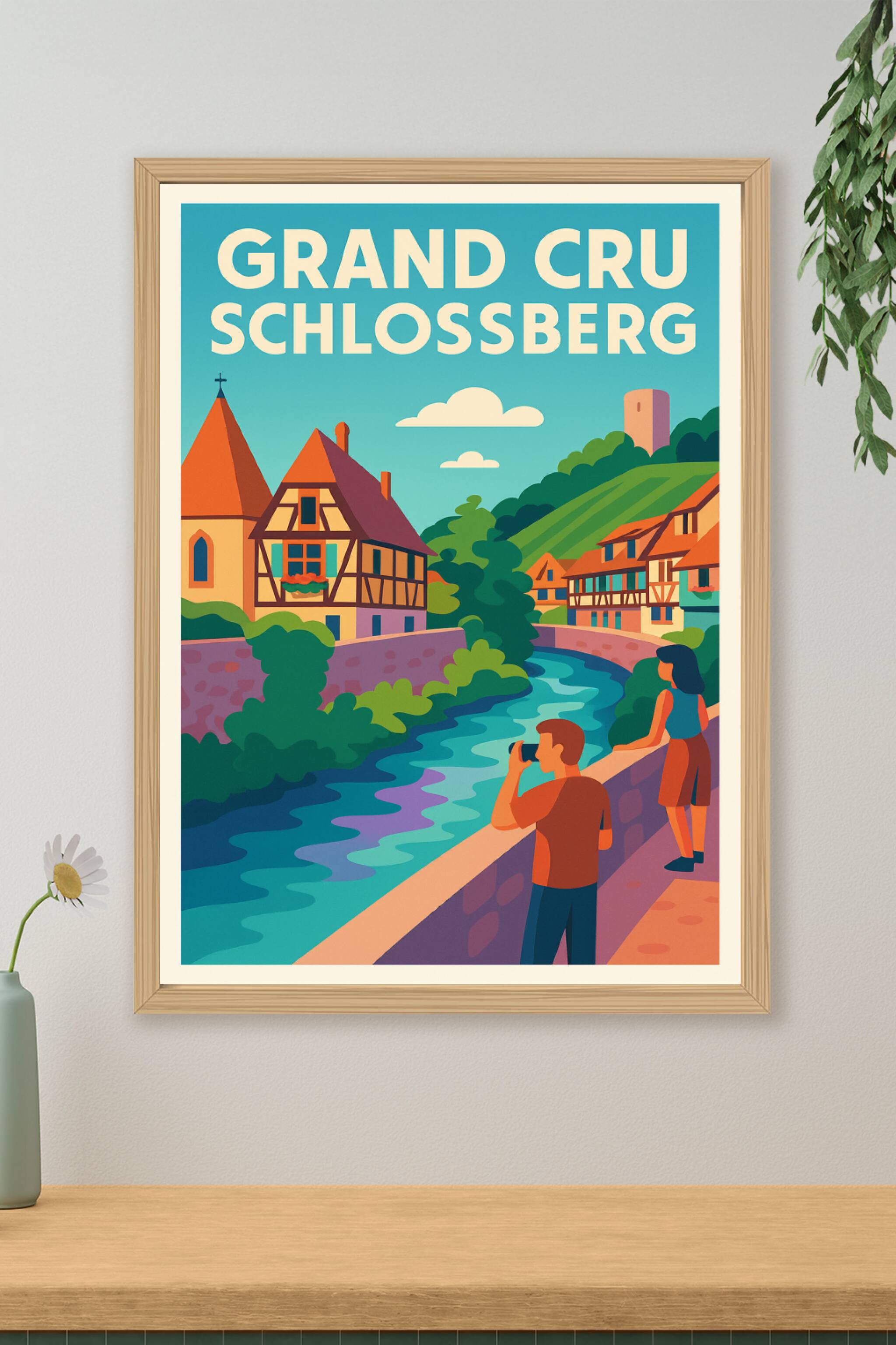 Affiche de Grand Cru Schlossberg - L'éclat du terroir alsacien